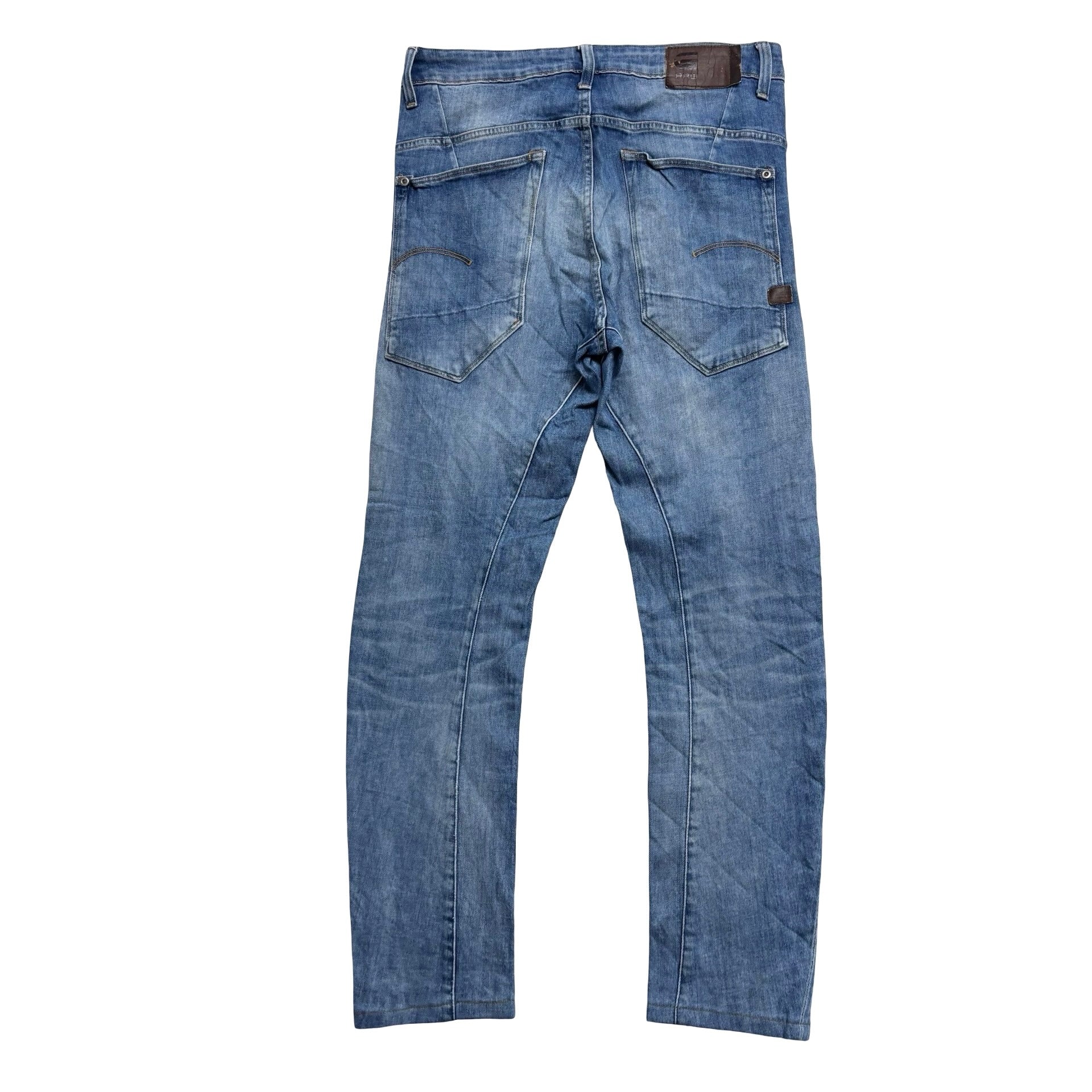 G-Star Type 3 Super Slim Jeans W32 L30 Mens Mid Blue Stretch Denim (E)