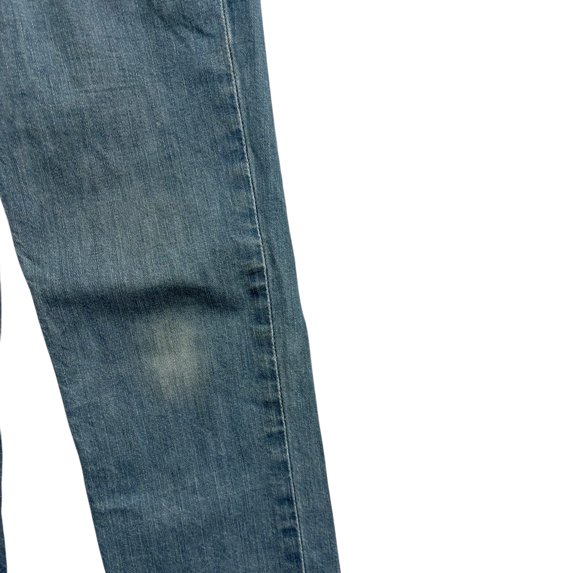 Levis 511 Jeans W29 L31 Mens Mid Blue Slim Fit Stretch Denim (F)