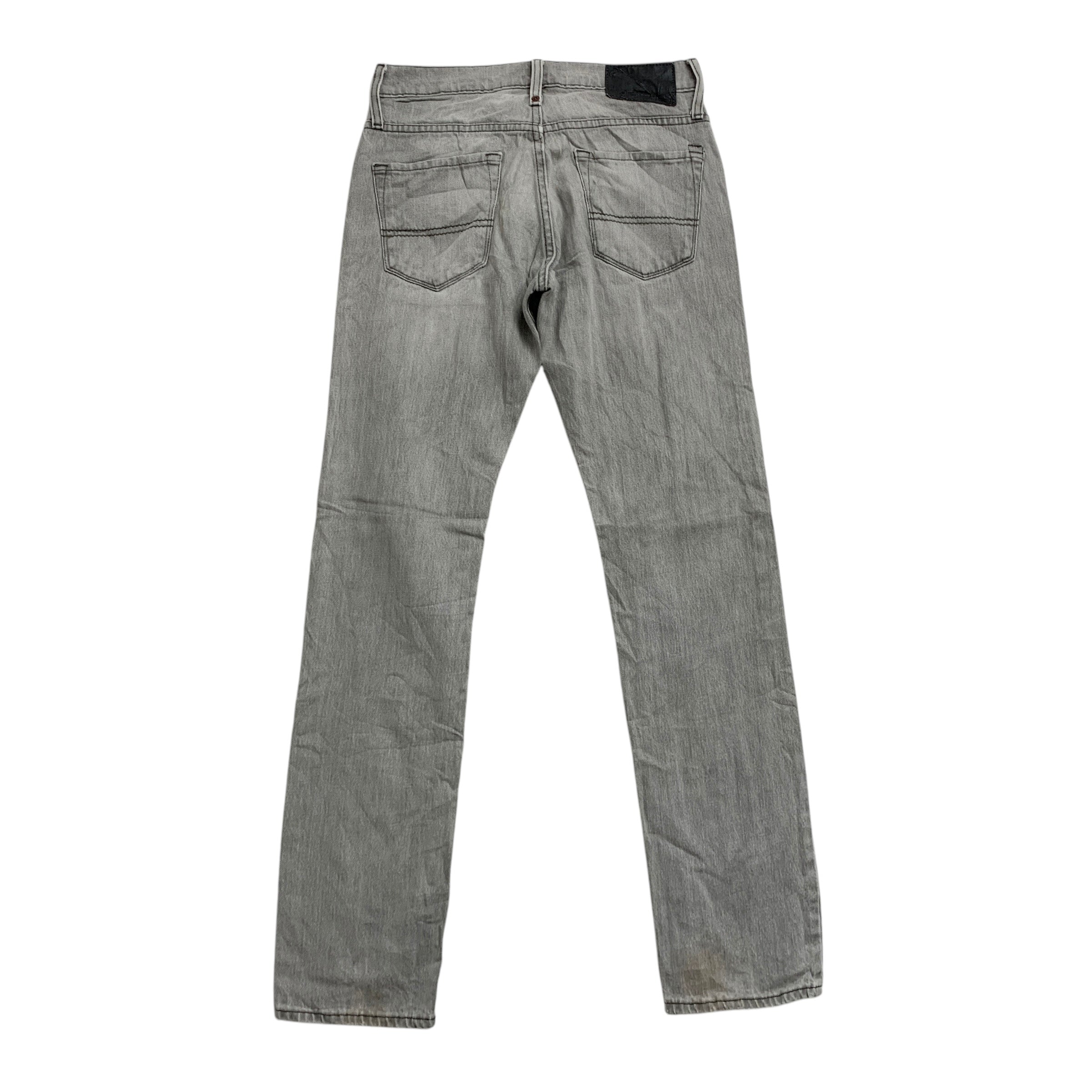 Levis Denizen Jeans W29 L32 Mens Grey Skinny Fit Stretch Vintage Denim