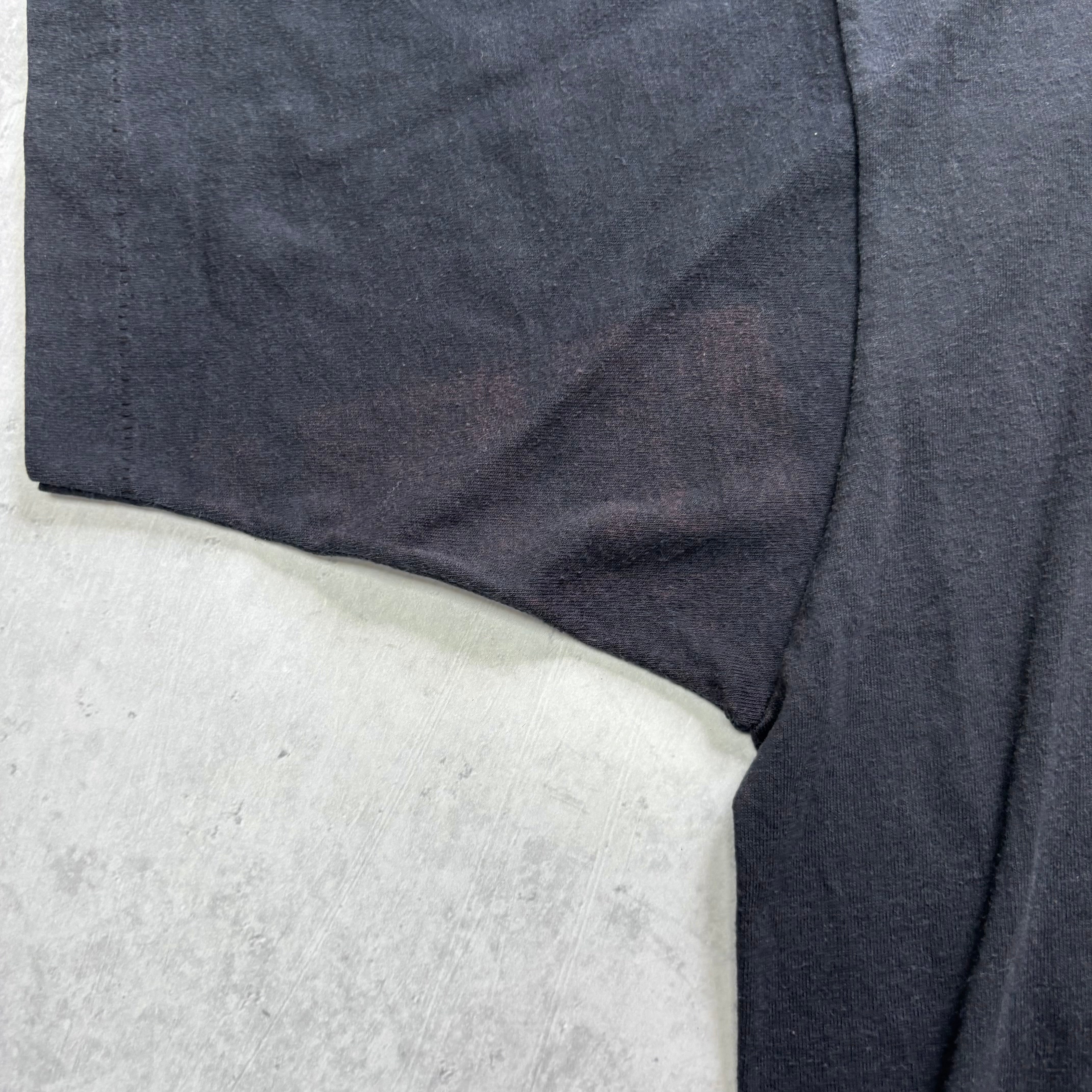 Vintage T Shirt Mens XL Black Single Stitch Graphic Print 90s USA Tourist (F)