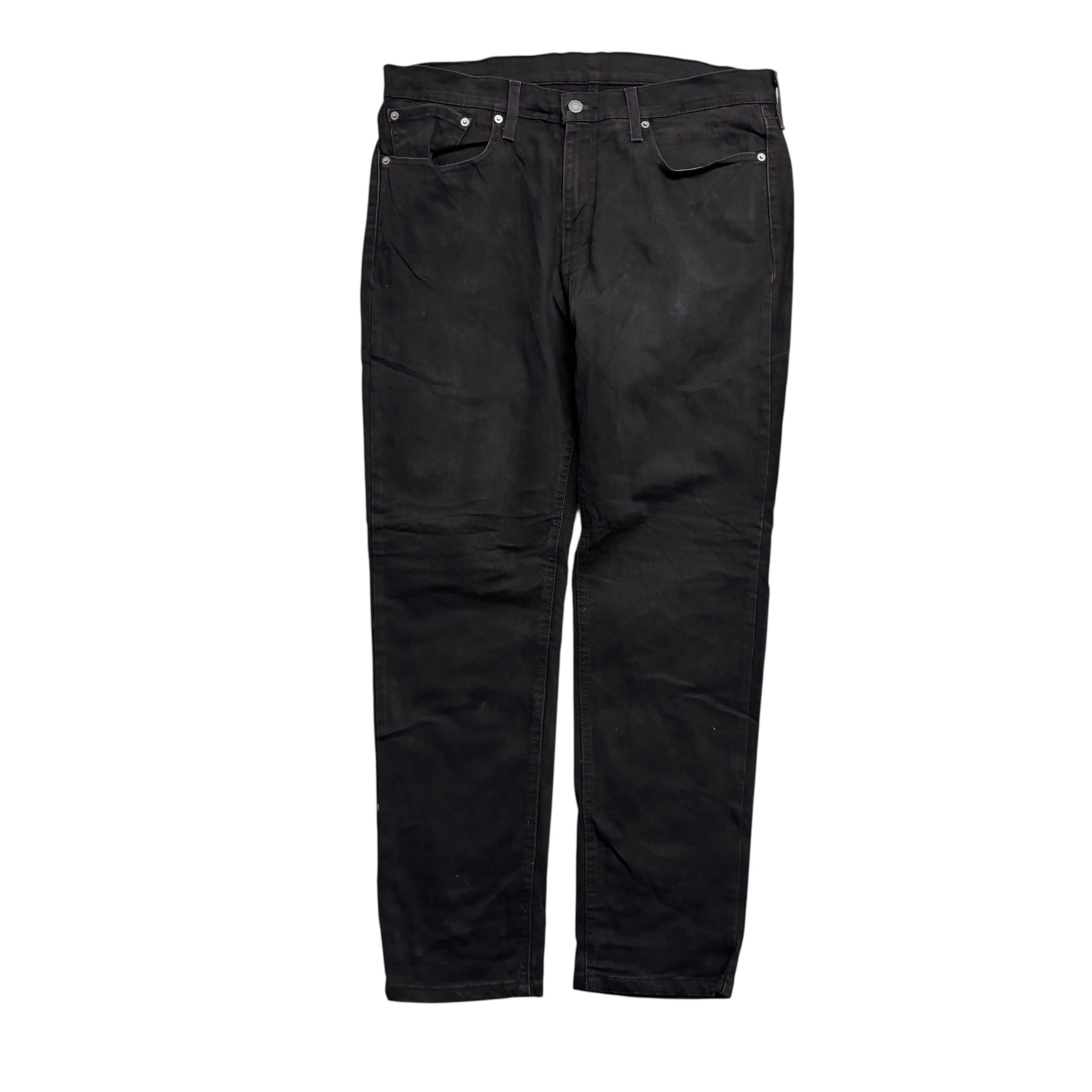 Levis 531 Jeans W36 L30 Mens Black Athletic Slim Fit Stretch Denim (E)