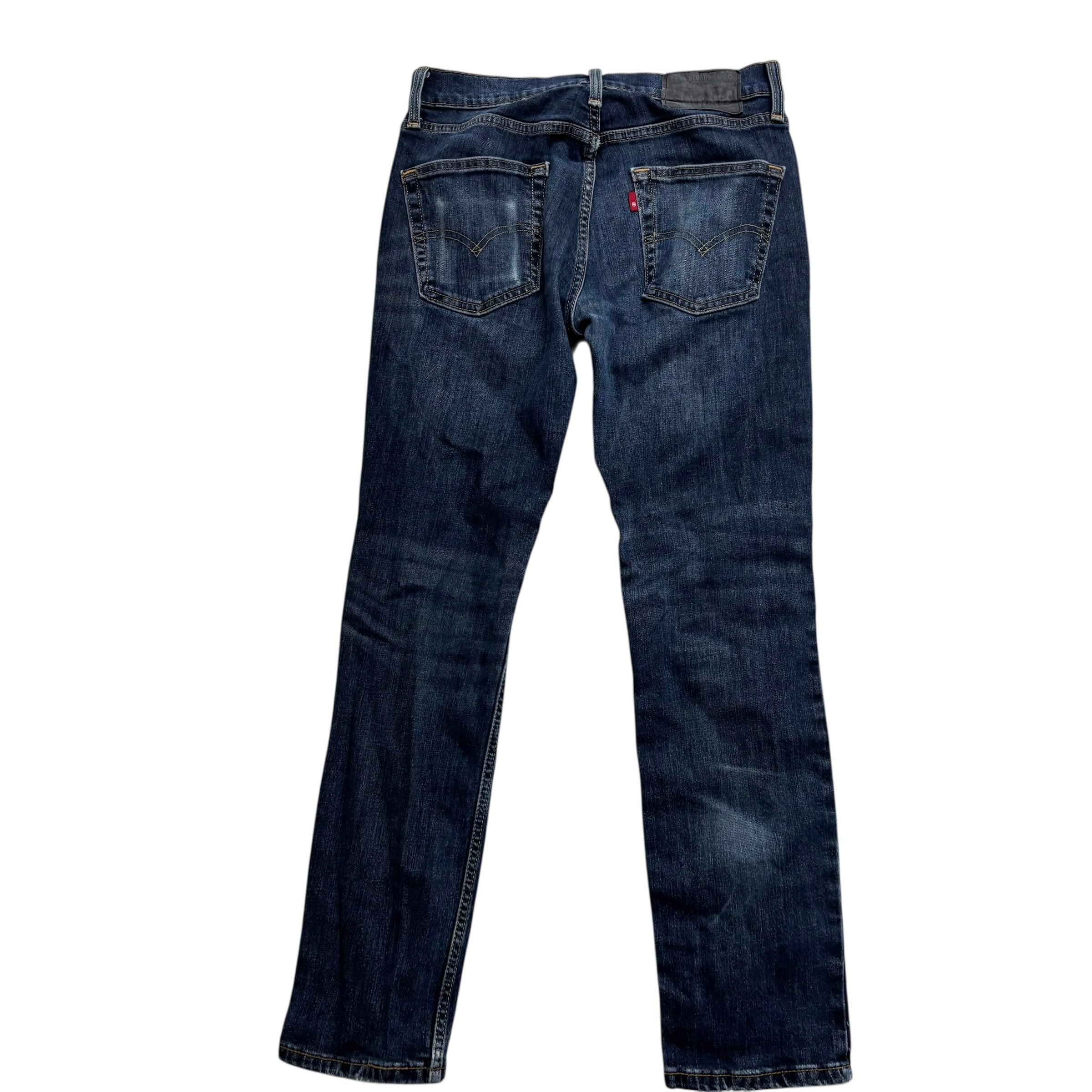Levis 511 Jeans W29 L29 Mens Dark Blue Slim Fit Stretch Denim (F)