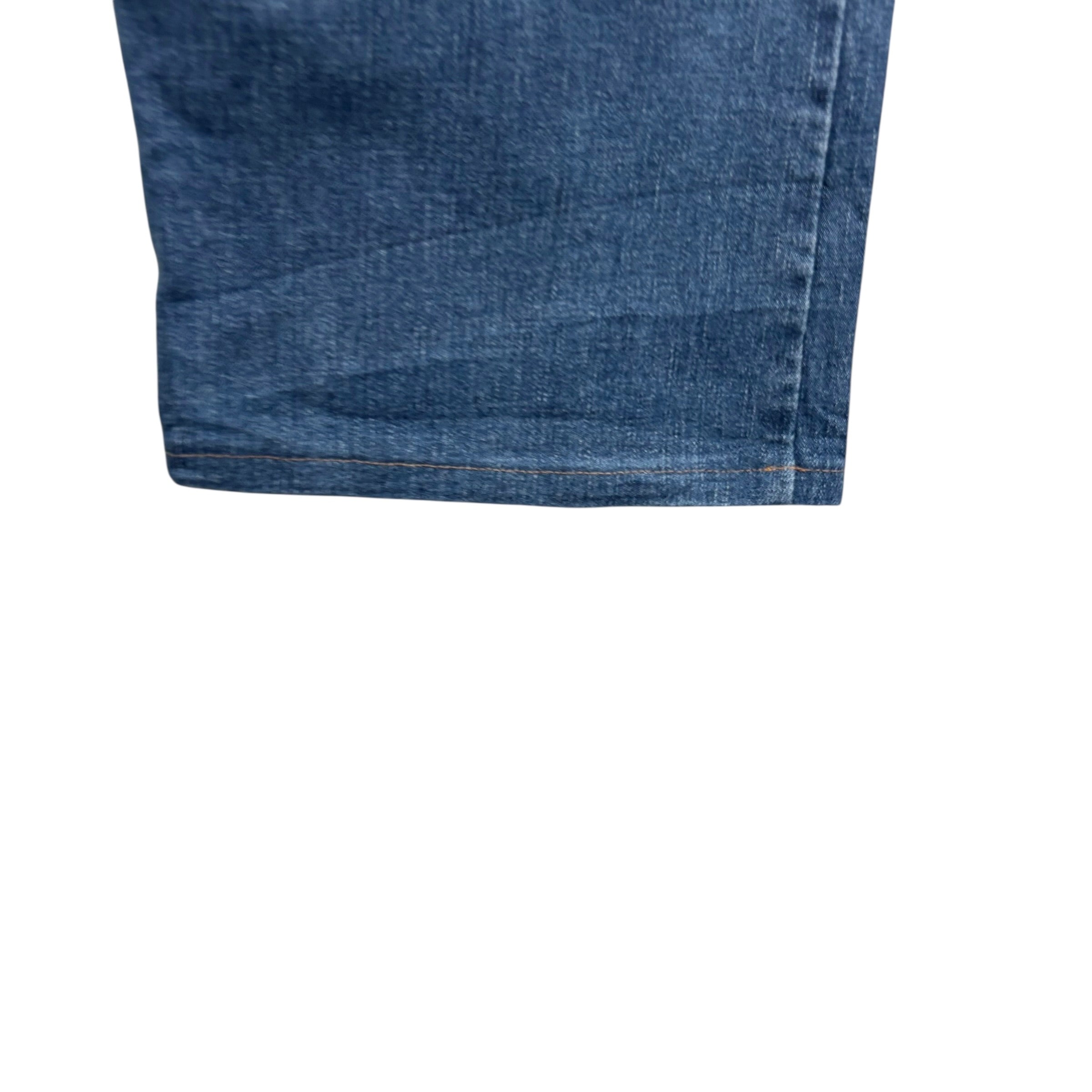 Wrangler Jeans W40 L26 Mens Mid Blue Regular Straight Fit Stretch Denim (E)