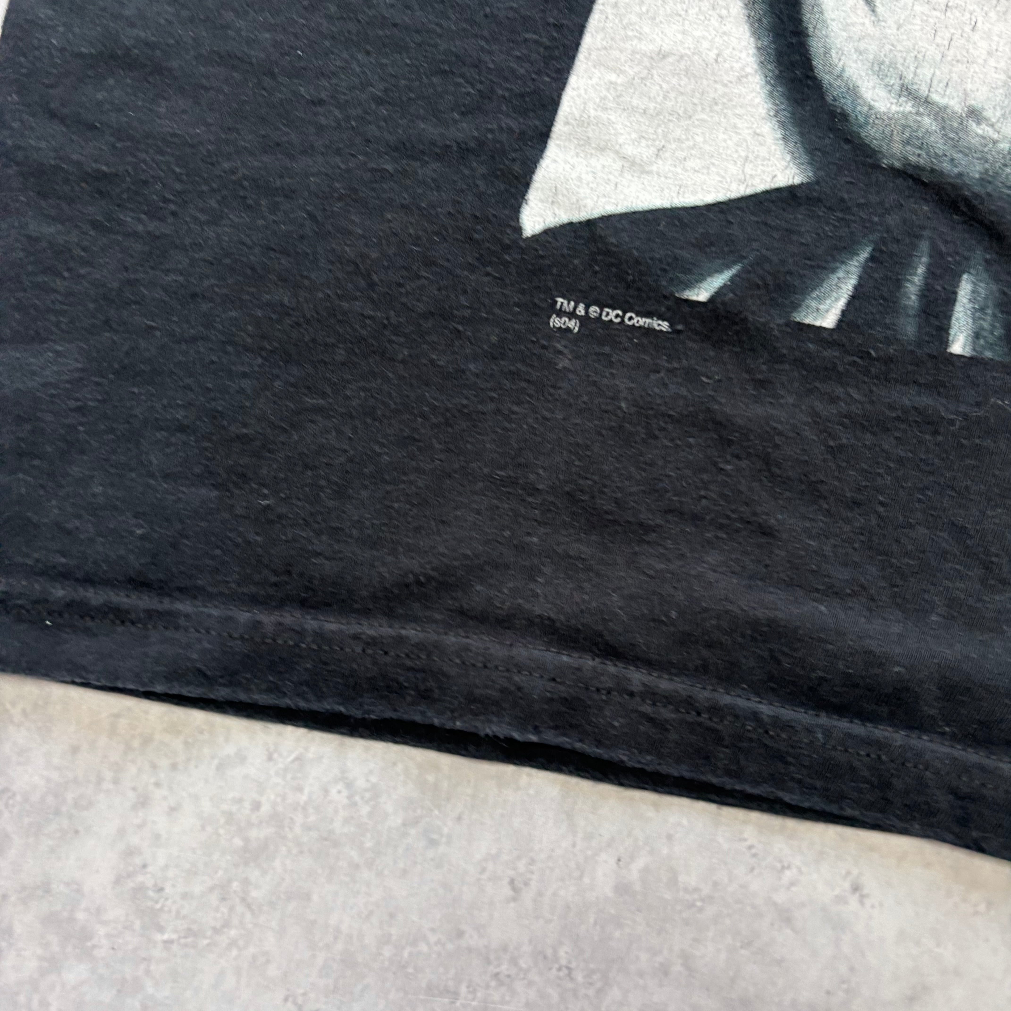Vintage T Shirt Mens XS Black DC Comics Joker Batman Comics (E)