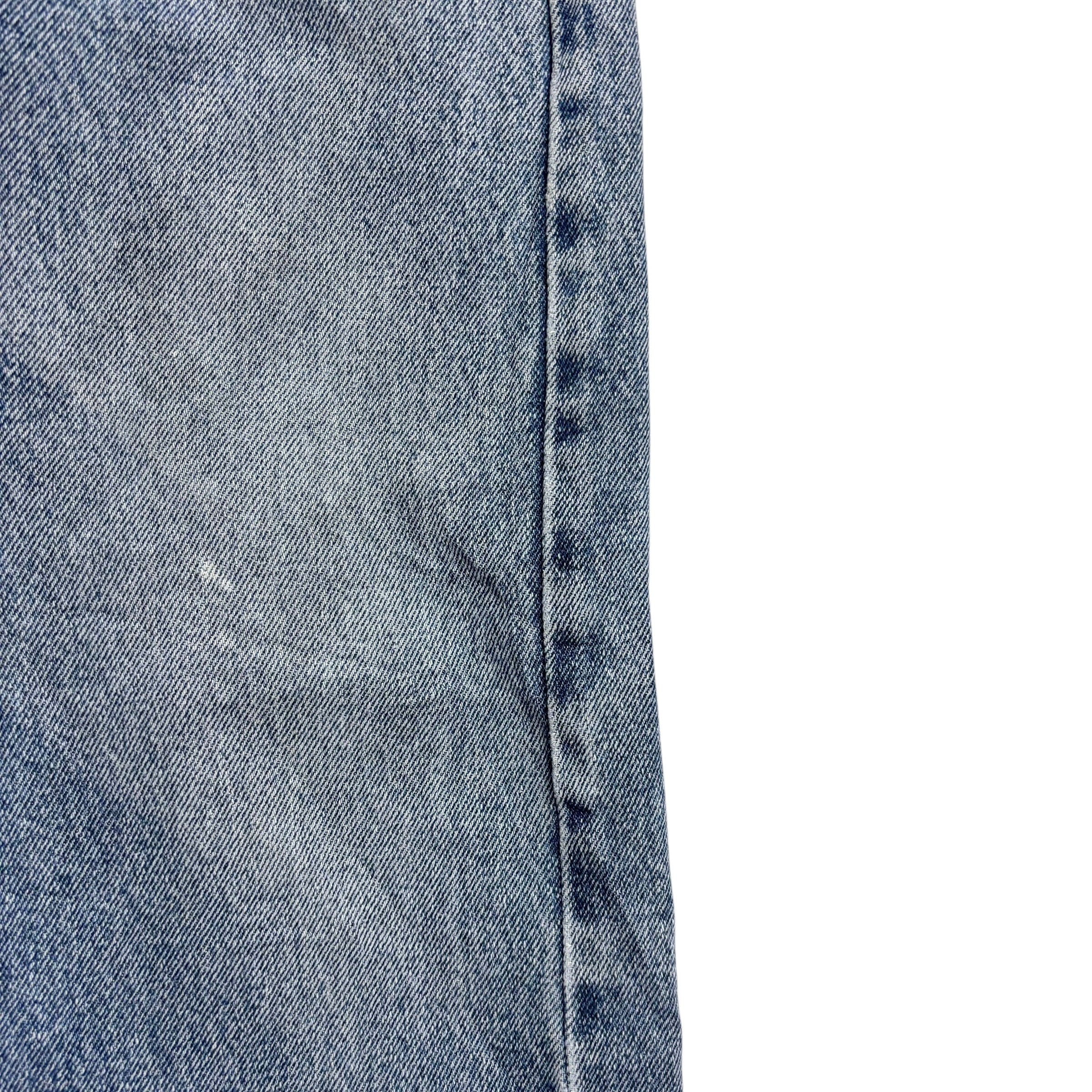 Wrangler Jeans W36 L29 Mens Mid Blue Relaxed Straight Fit Denim (F)