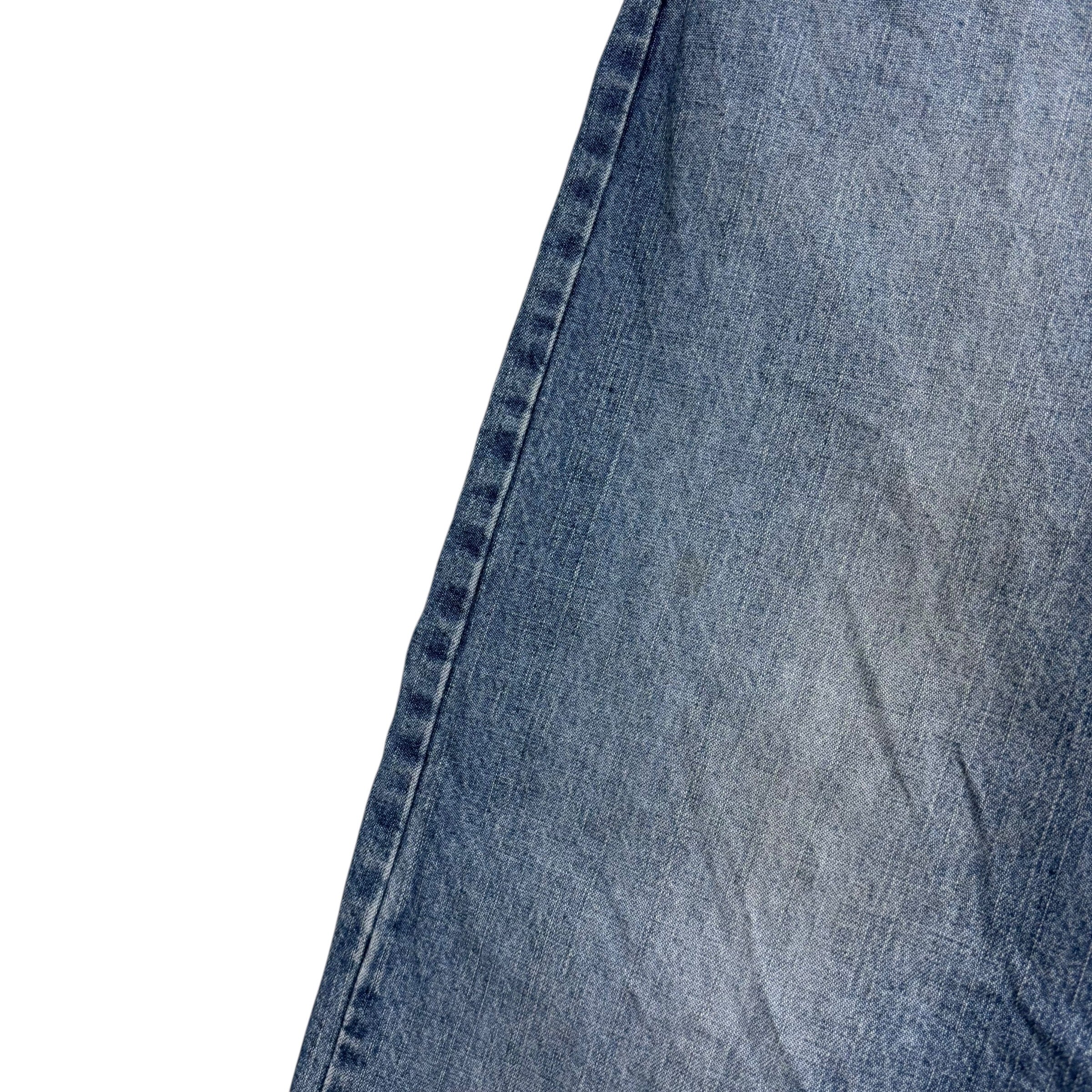 Lee Carpenter Jeans W36 L30 Mens Mid Blue Baggy Relaxed Fit Vintage Denim