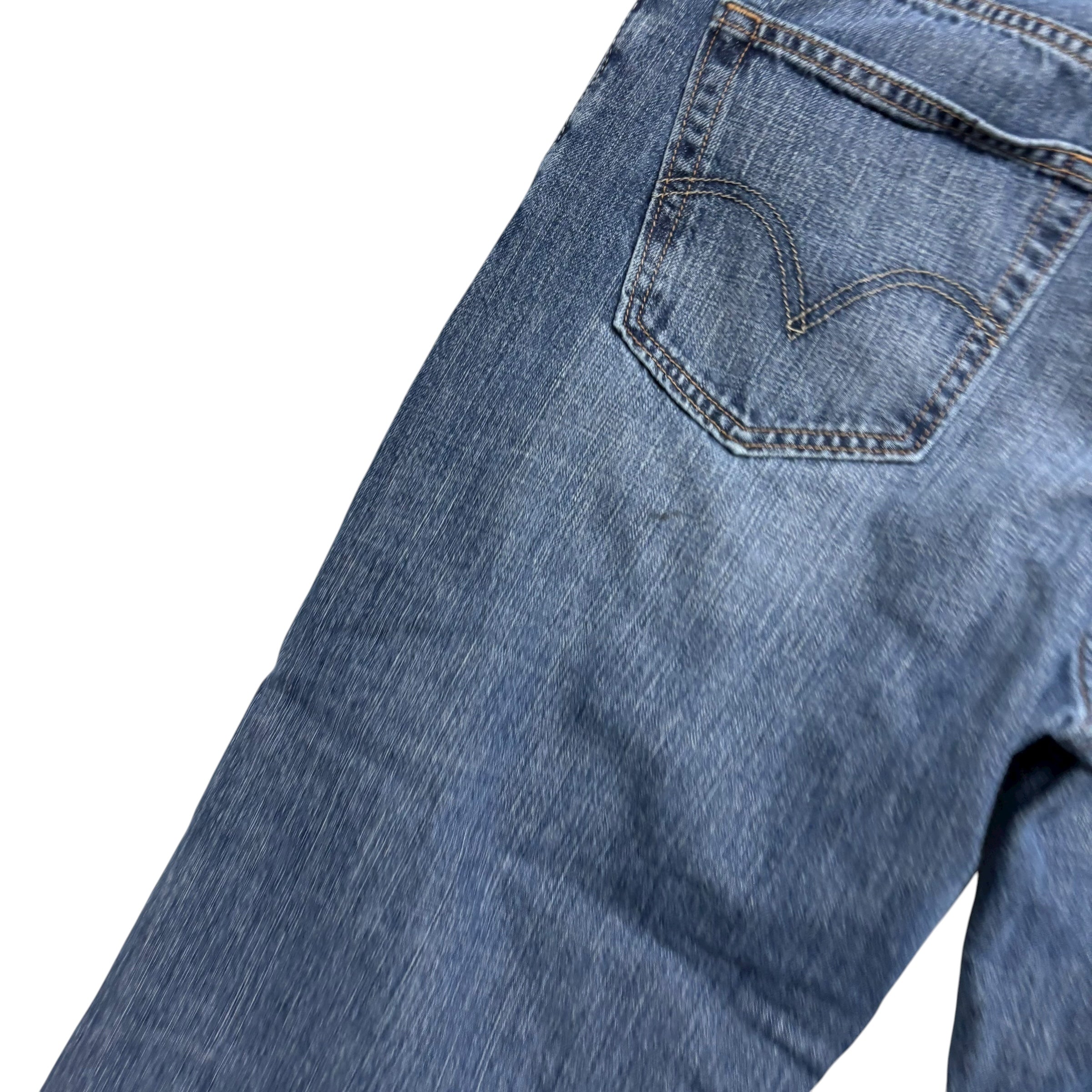 Levis 559 Jeans W36 L25 Mens Mid Blue Baggy Relaxed Fit Vintage Denim (F)