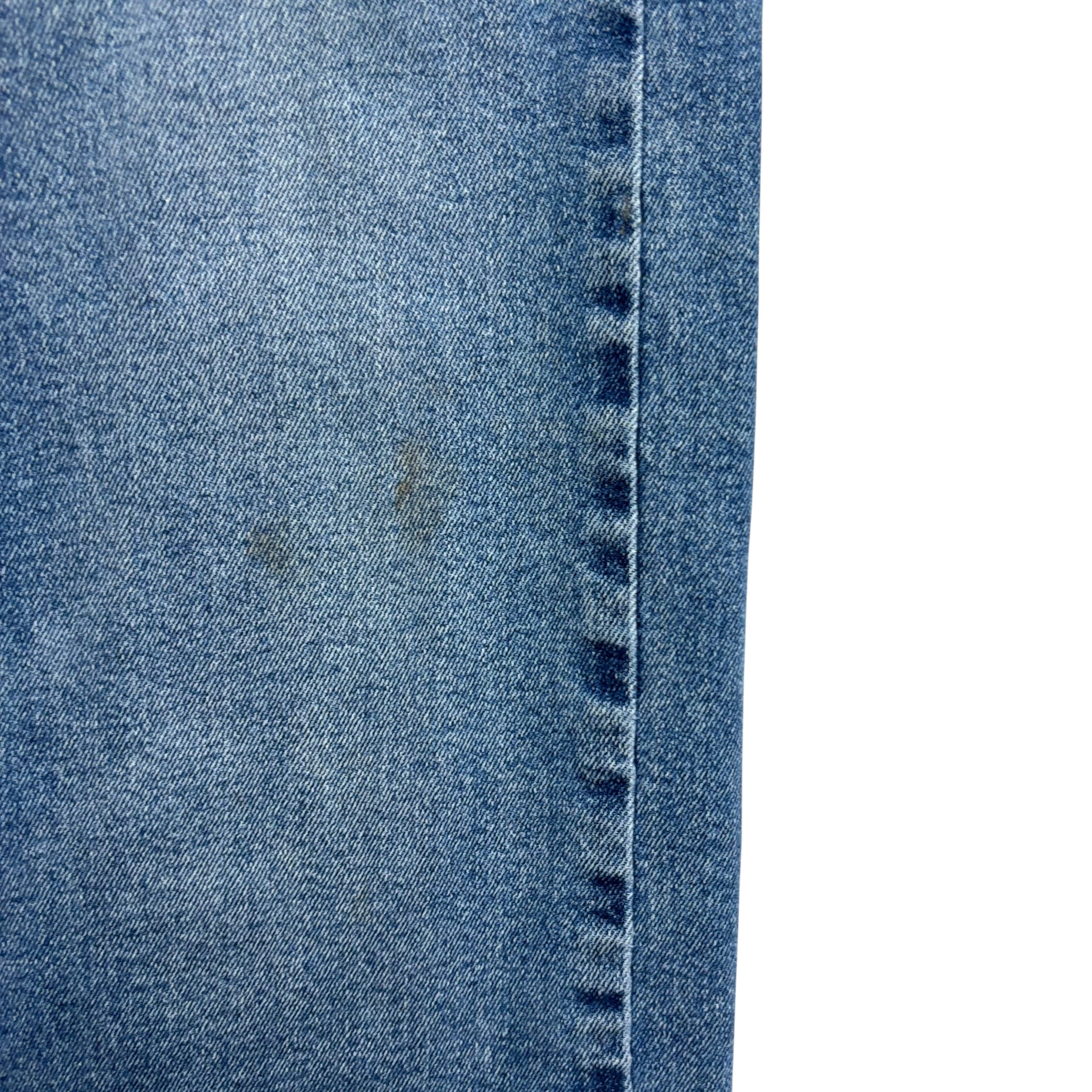 Levis Denizen Jeans W32 L32 Mens Mid Blue Slim Straight Fit Stretch Denim