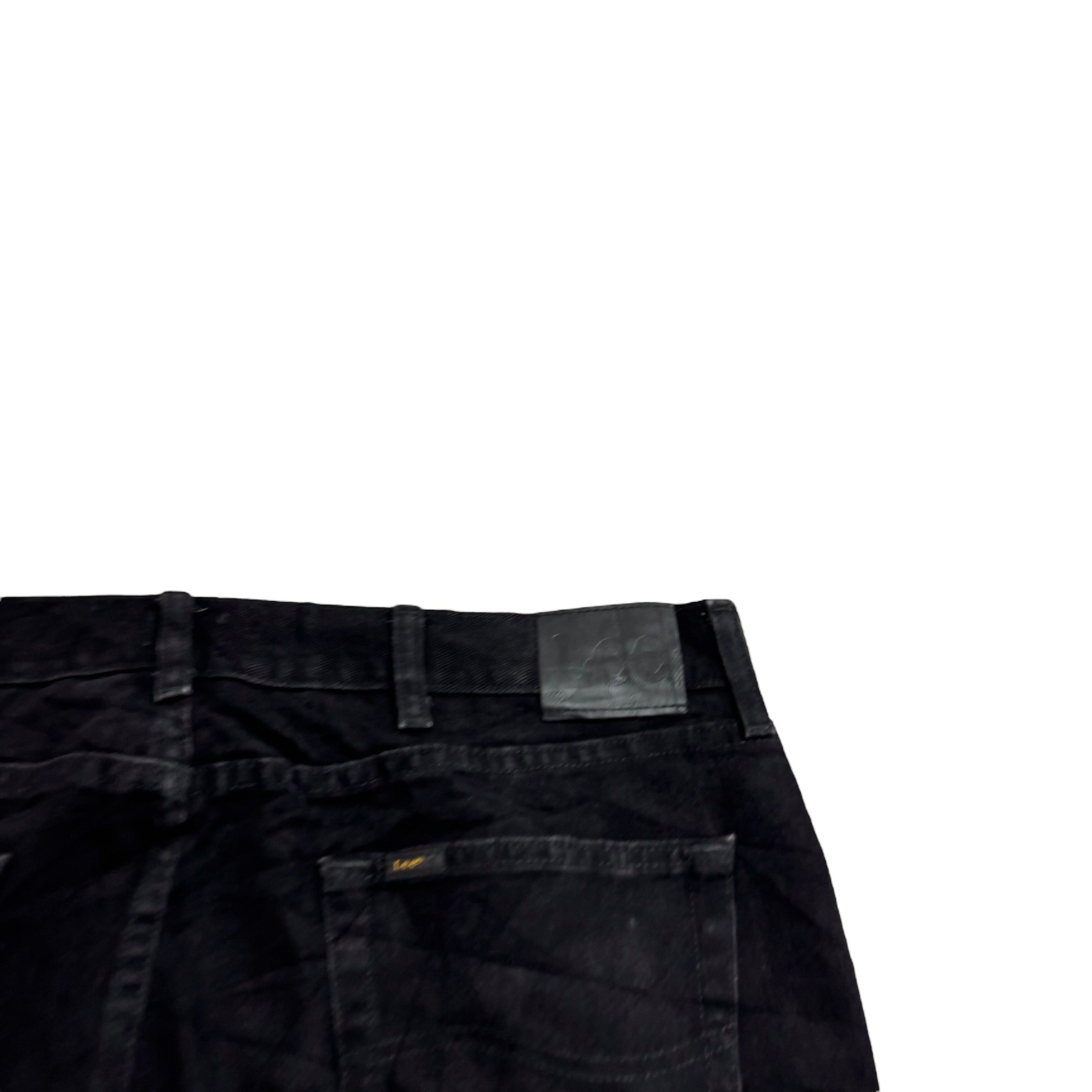 Lee Jeans W40 L29 Mens Black Regular Straight Fit Denim (E)