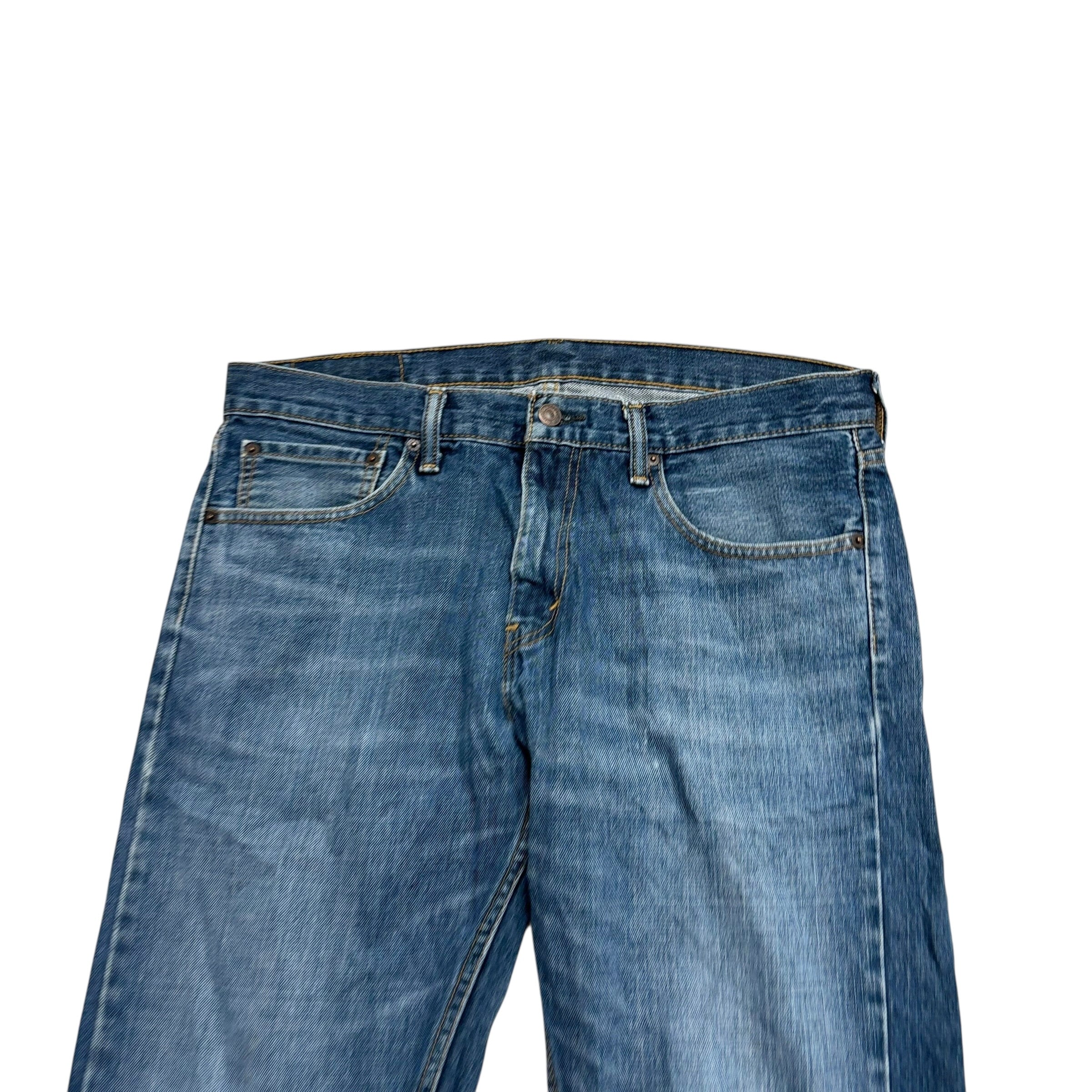 Levis 527 Jeans W34 L30 Mens Mid Blue Regular Bootcut Fit Vintage Denim