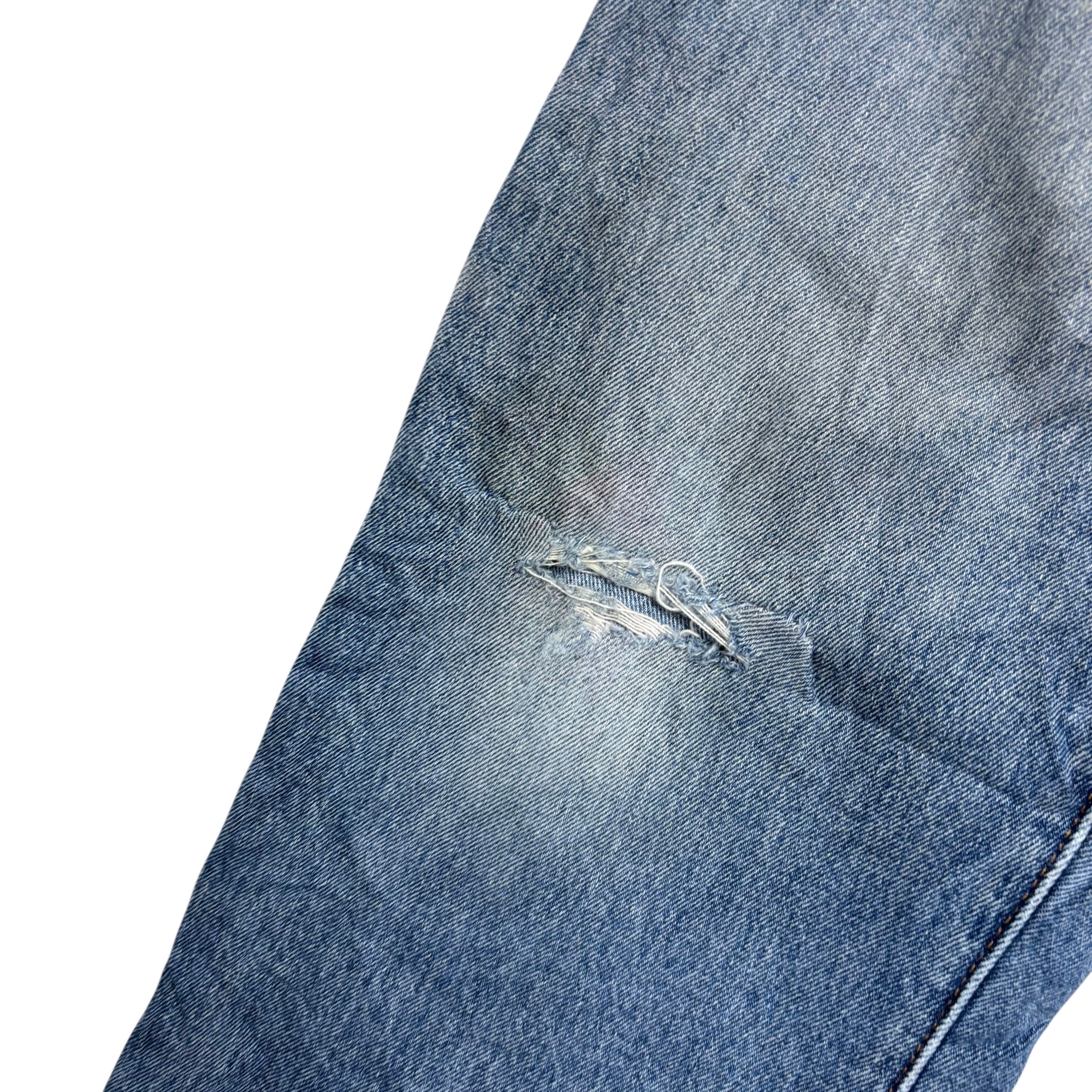 Levis 517 Jeans W36 L34 Mens Mid Blue Regular Bootcut Fit Denim (F)