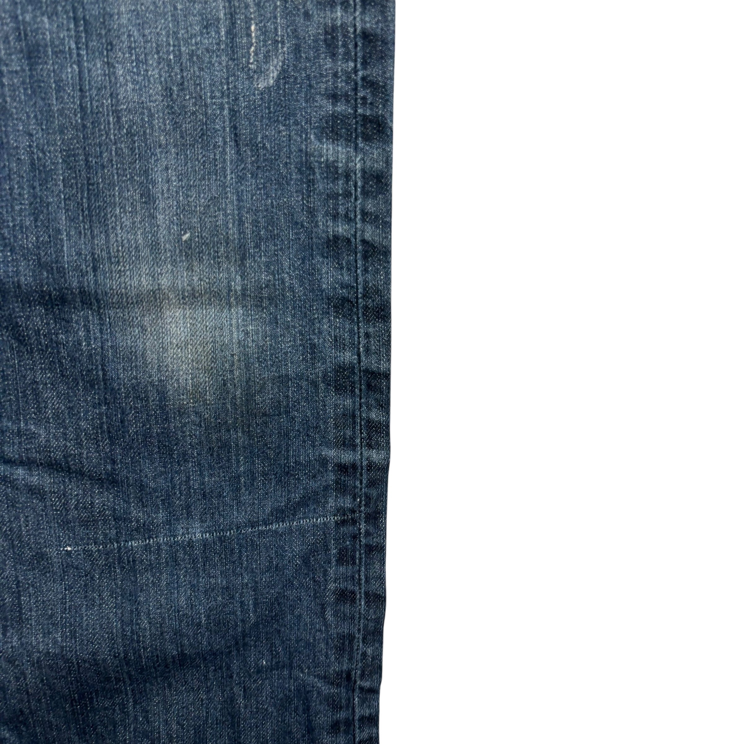 Levis 502 Jeans W32 L29 Mens Dark Blue Regular Tapered Fit Denim