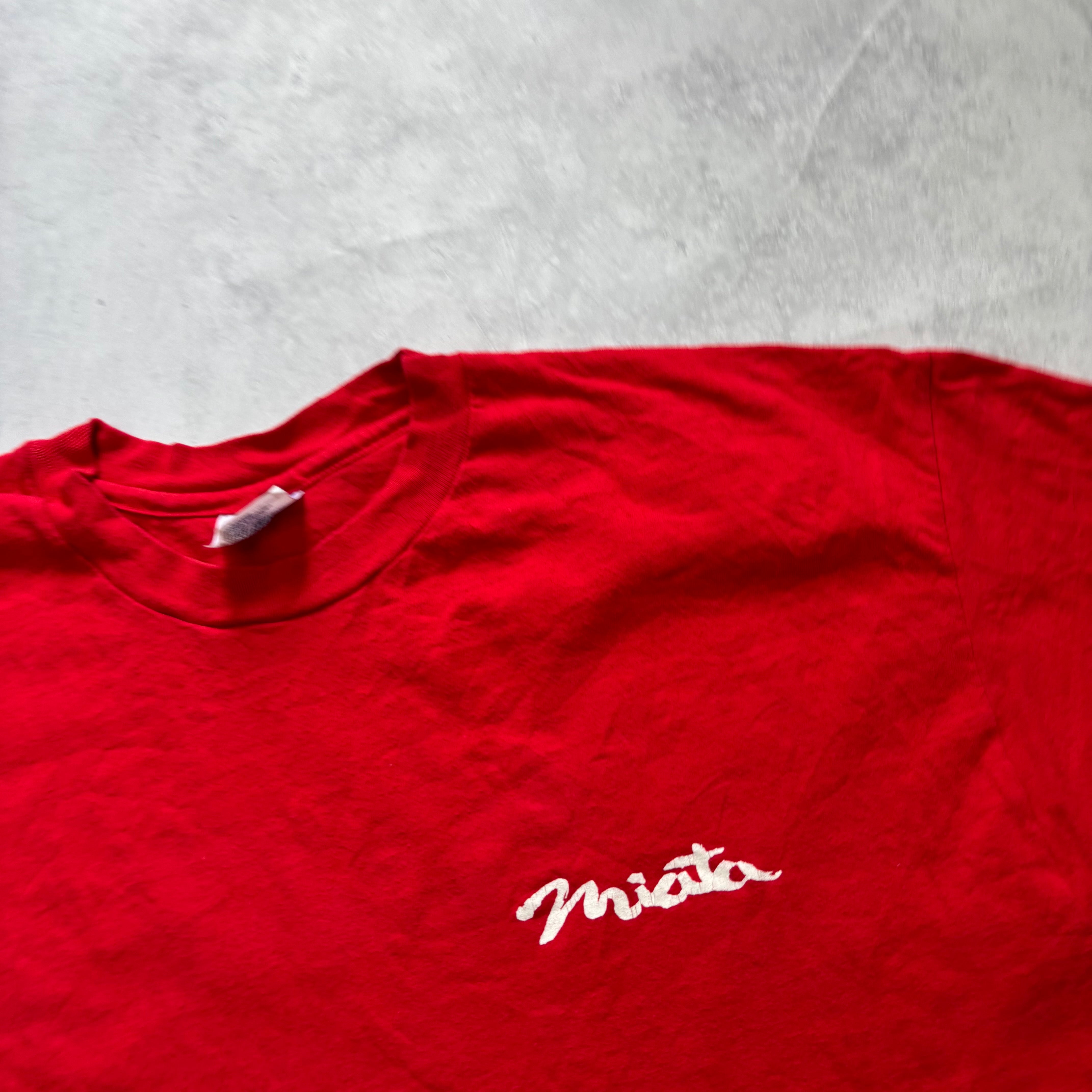 Vintage T Shirt Mens XL Red Single Stitch Graphic Print 90s USA (E)