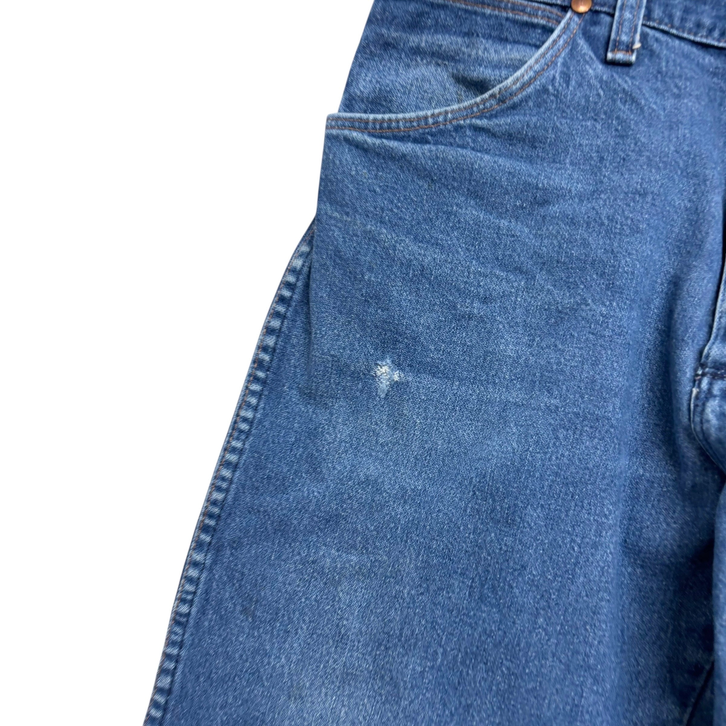 Wrangler Jeans Cowboy Cut W32 L30 Mens Mid Blue 13MWZ Vintage USA Made (F)