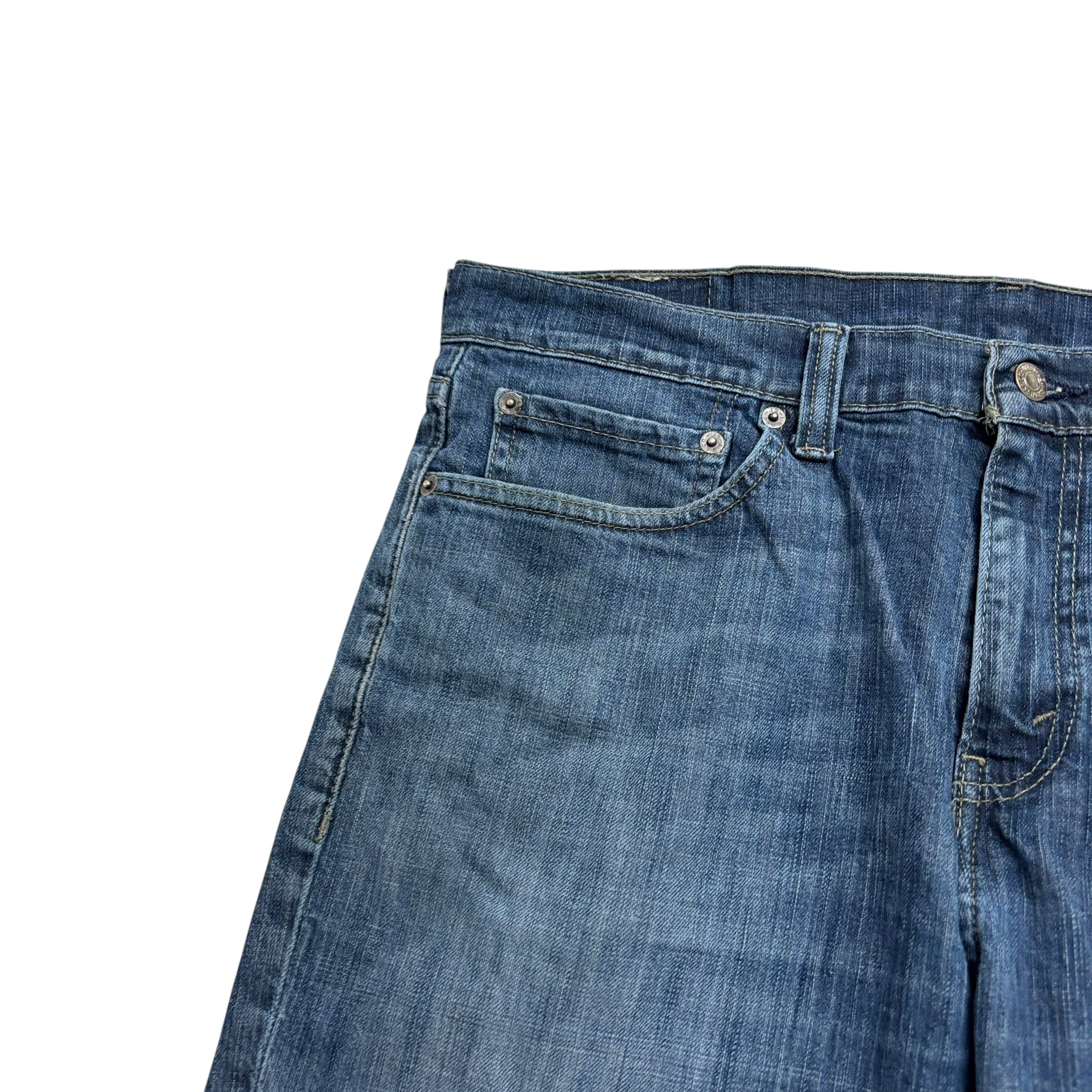 Levis 511 Jeans W36 L32 Mens Dark Blue Slim Fit Stretch Denim (F)