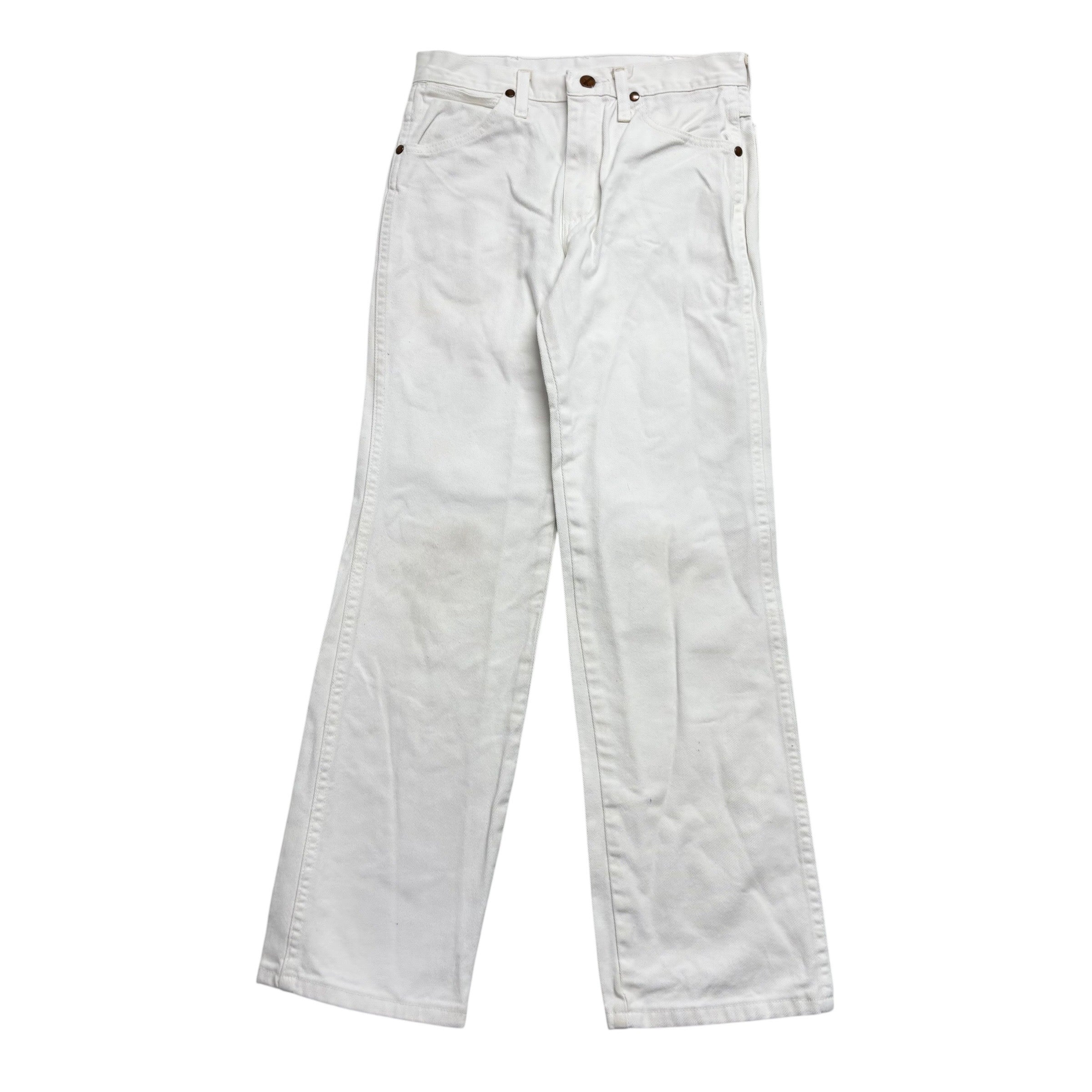 Wrangler Jeans Cowboy Cut W28 L30 Mens White 936 Slim Fit Denim (F)