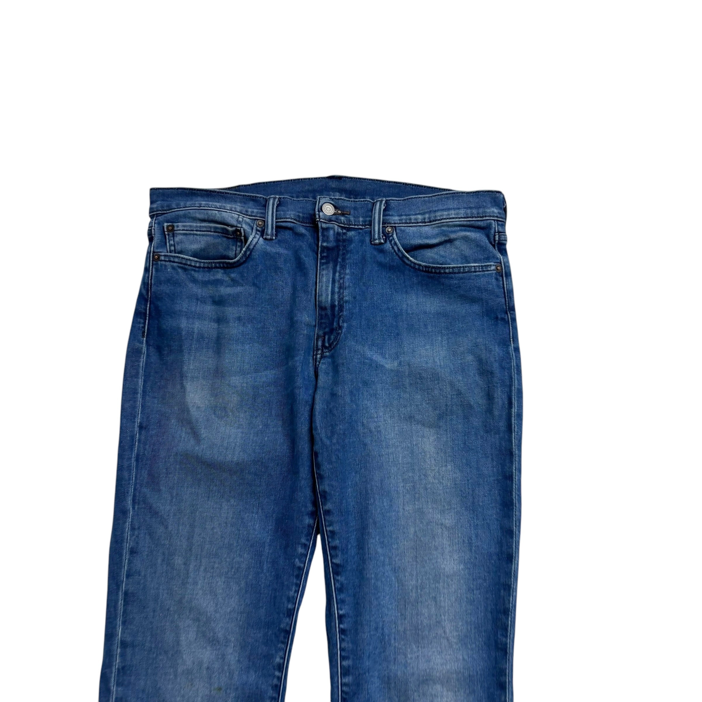 Levis 511 Jeans W36 L32 Mens Navy Blue Slim Fit Stretch Denim