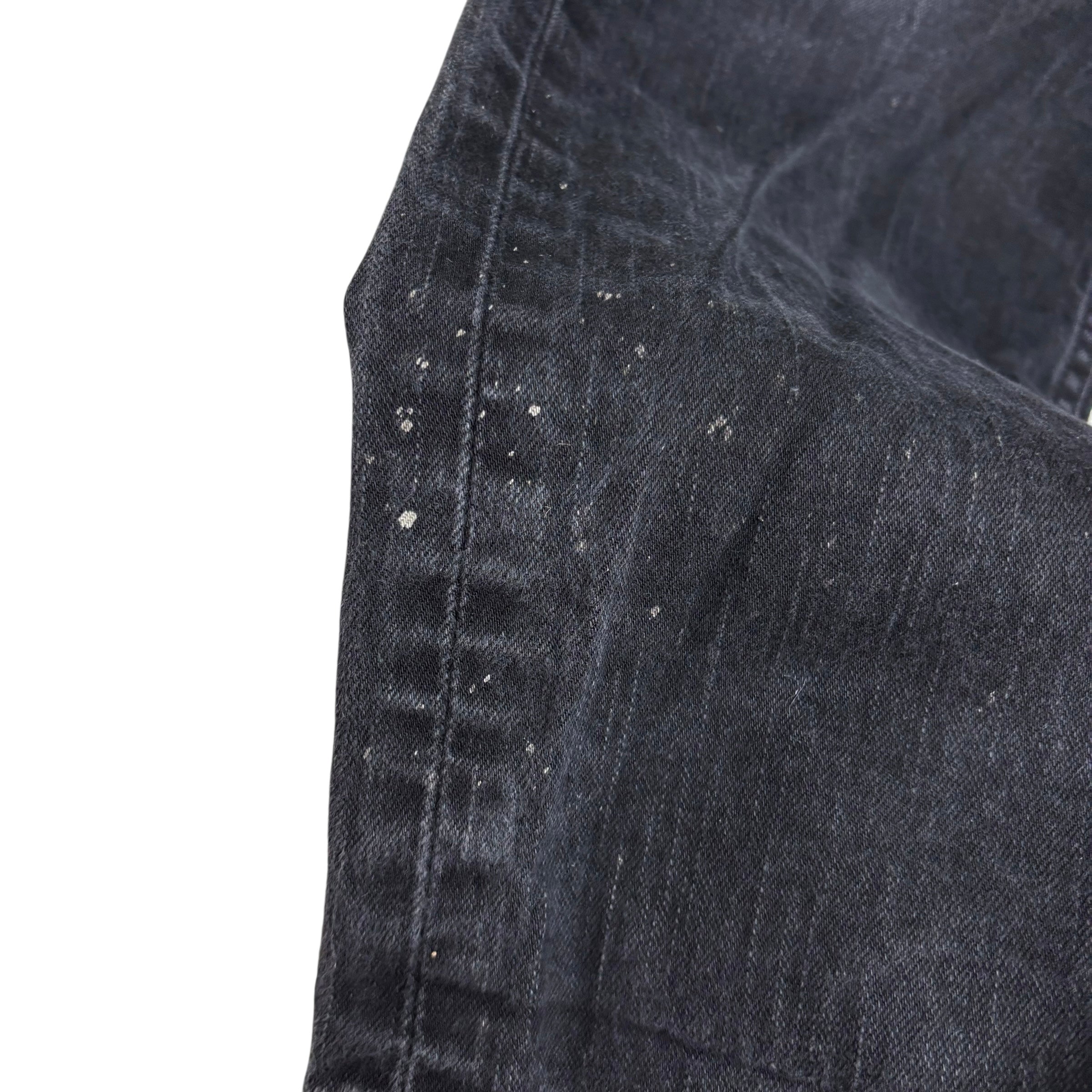 Levis 559 Jeans W38 L30 Mens Black Baggy Relaxed Straight Fit Stretch Denim (F)