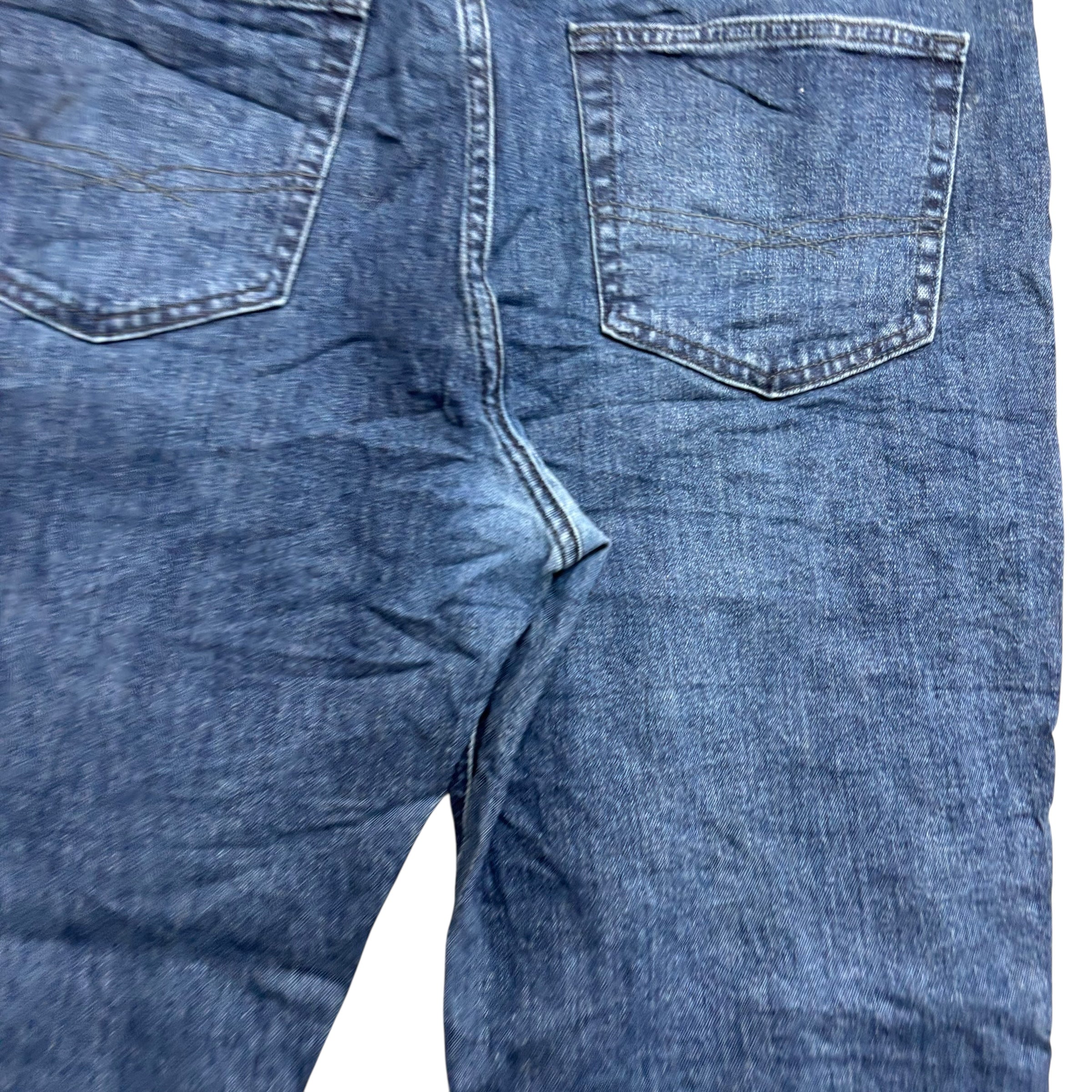 Levis Signature Jeans W38 L30 Mens Navy Blue Athletic Tapered Fit Stretch