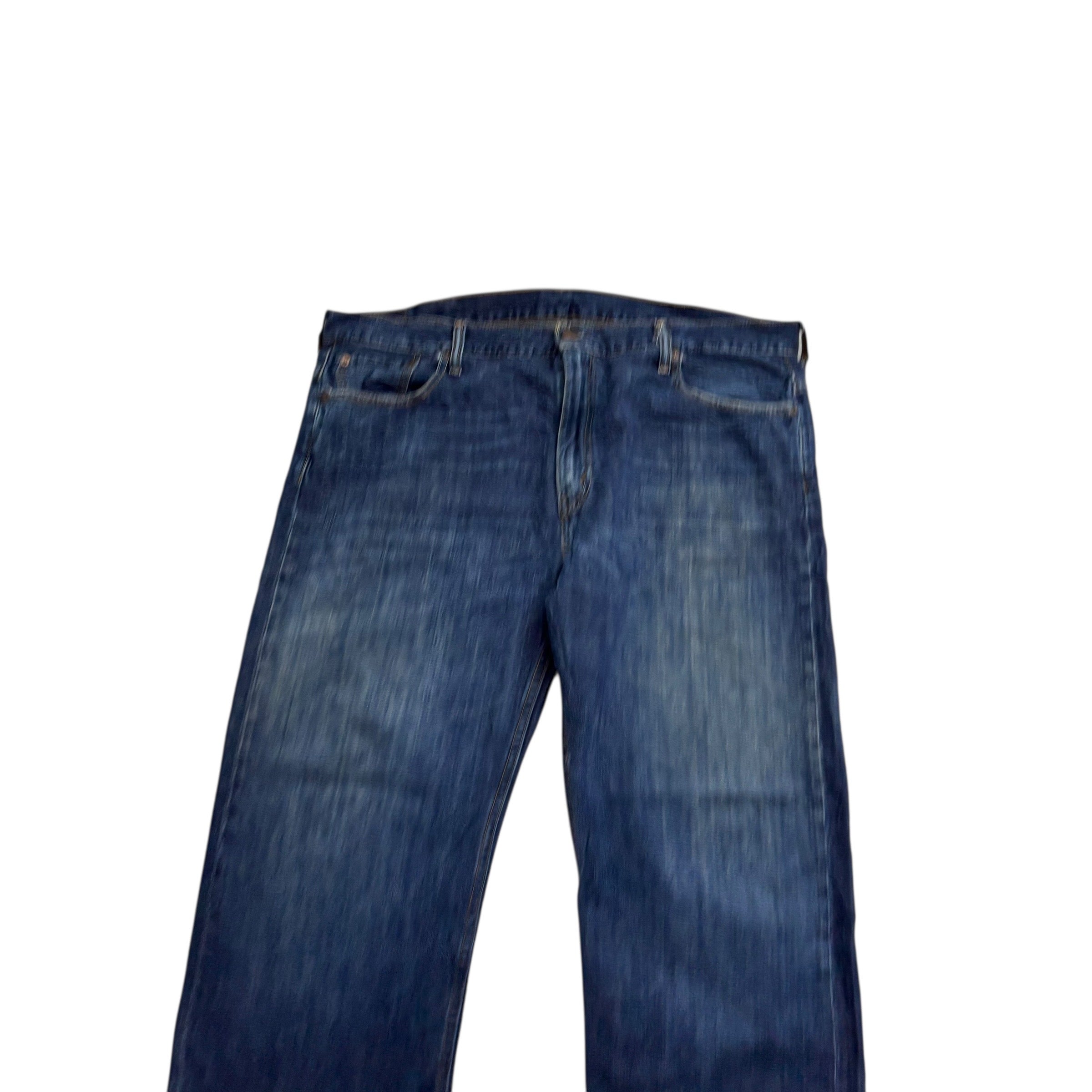 Levis 569 Jeans W40 L30 Mens Dark Blue Baggy Relaxed Straight Fit Denim (F)