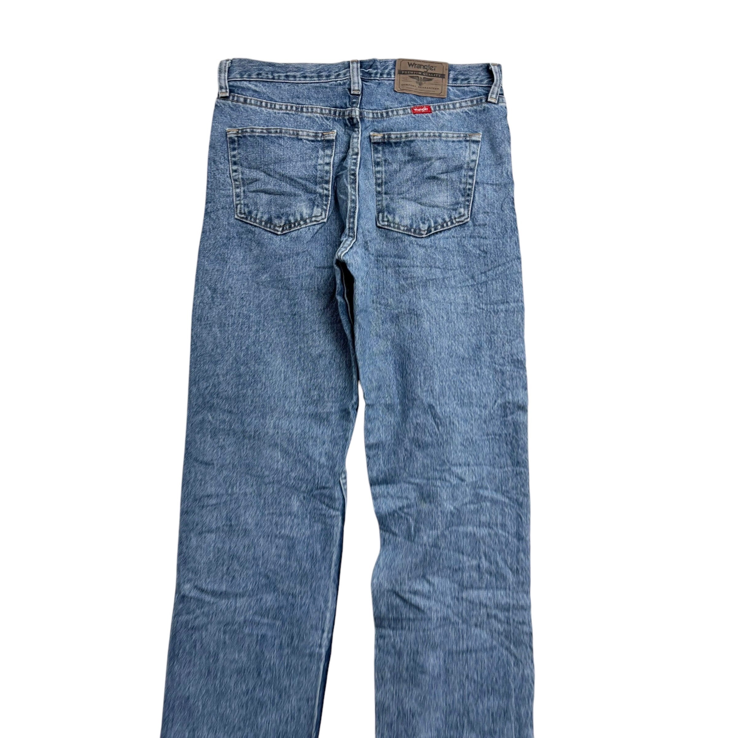 Wrangler Jeans W31 L29 Mens Light Blue Regular Straight Fit Denim