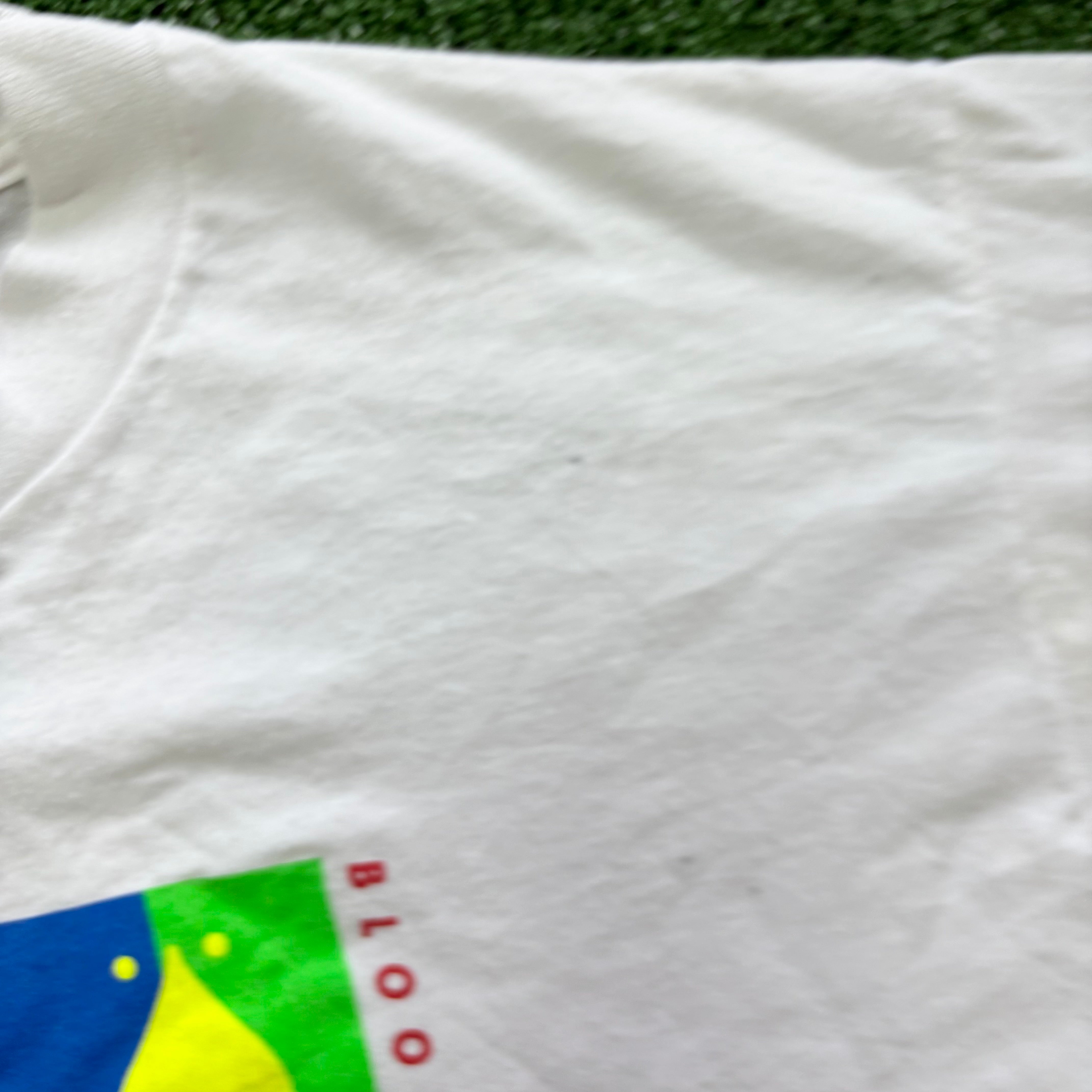 Vintage T Shirt Mens Large White Single Stitch Graphic Print 90s
