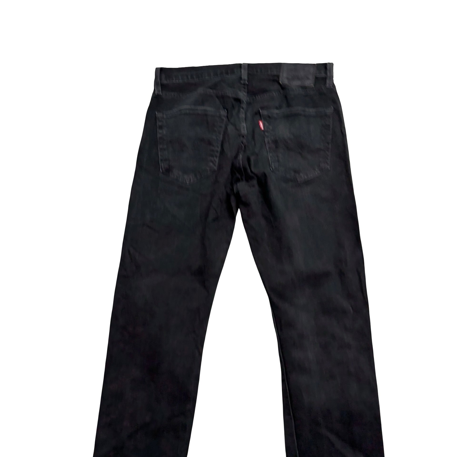 Levis 512 Jeans W31 L32 Mens Black Slim Tapered Fit Stretch Denim