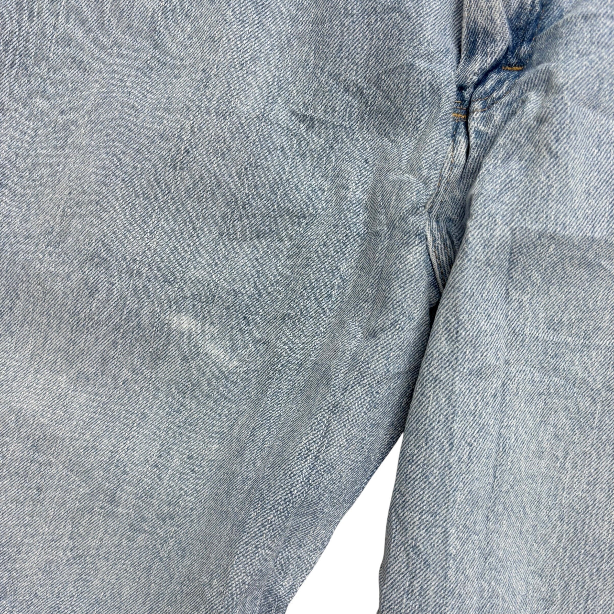 Wrangler Baggy Jorts W36 Mens Denim Shorts Light Blue Relaxed Fit