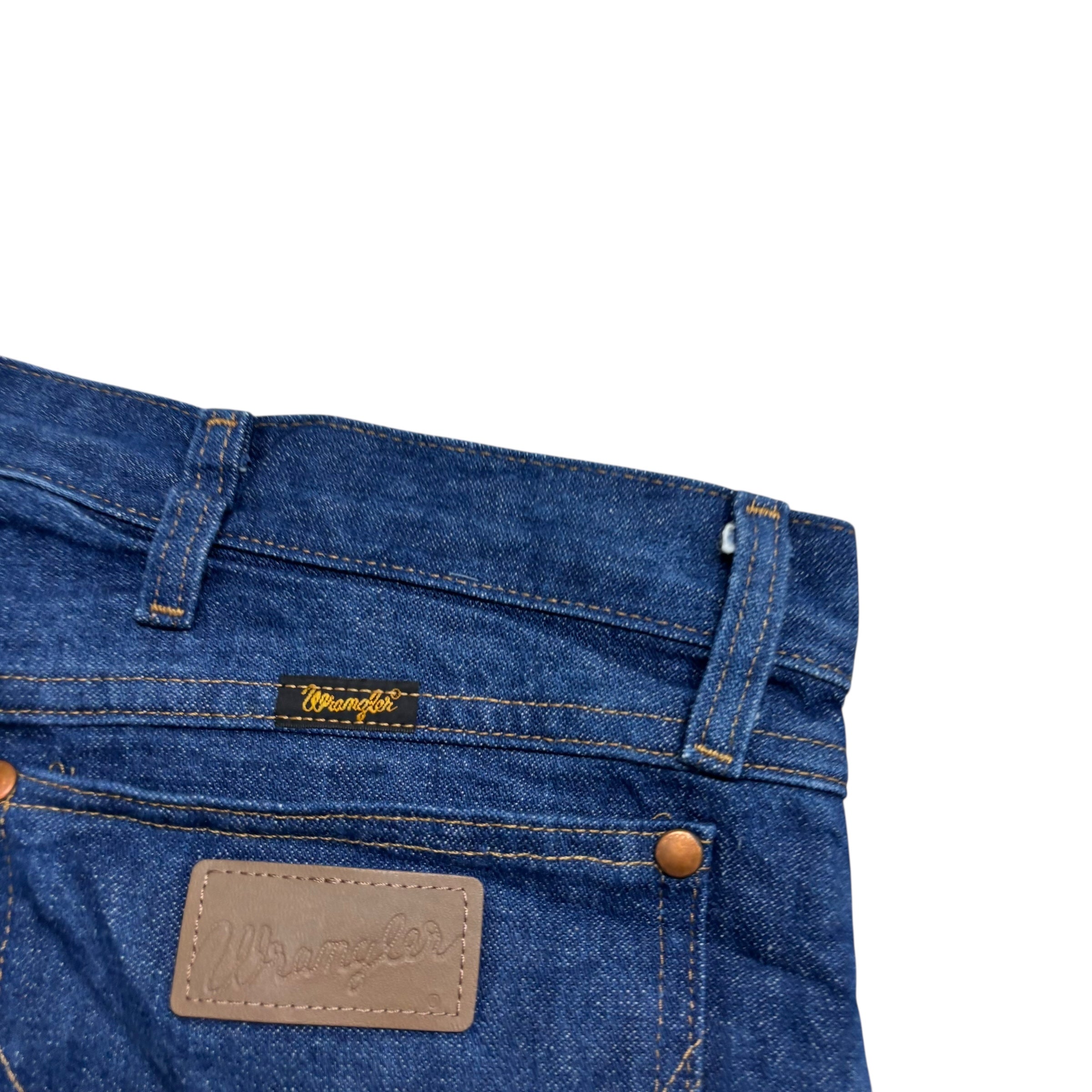 Wrangler Jeans Cowboy Cut W42 L30 Mens Dark Blue 13MWZ Original Fit Denim (E)