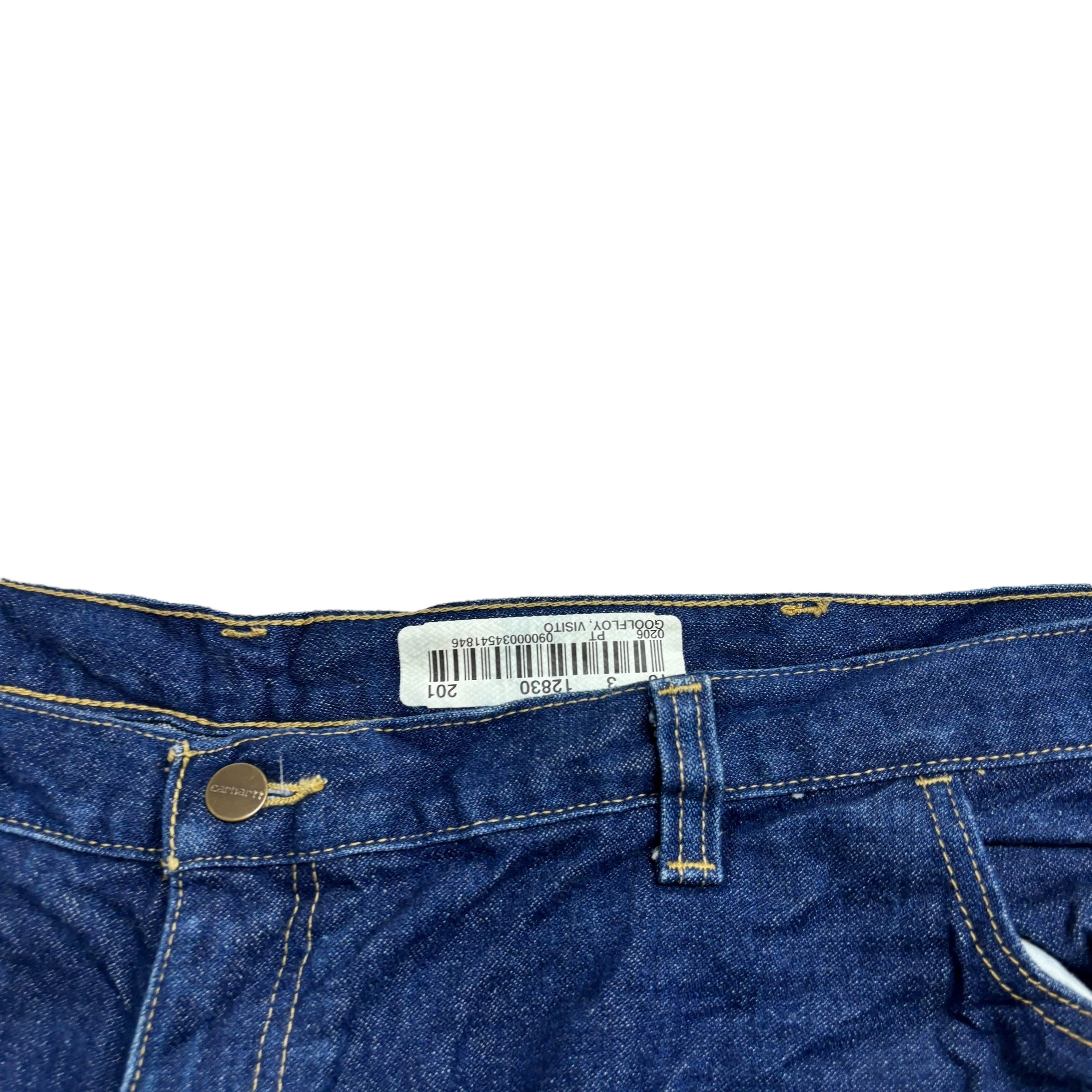 Carhartt Jeans W50 L28 Mens Dark Blue Relaxed Straight Fit Denim (E)