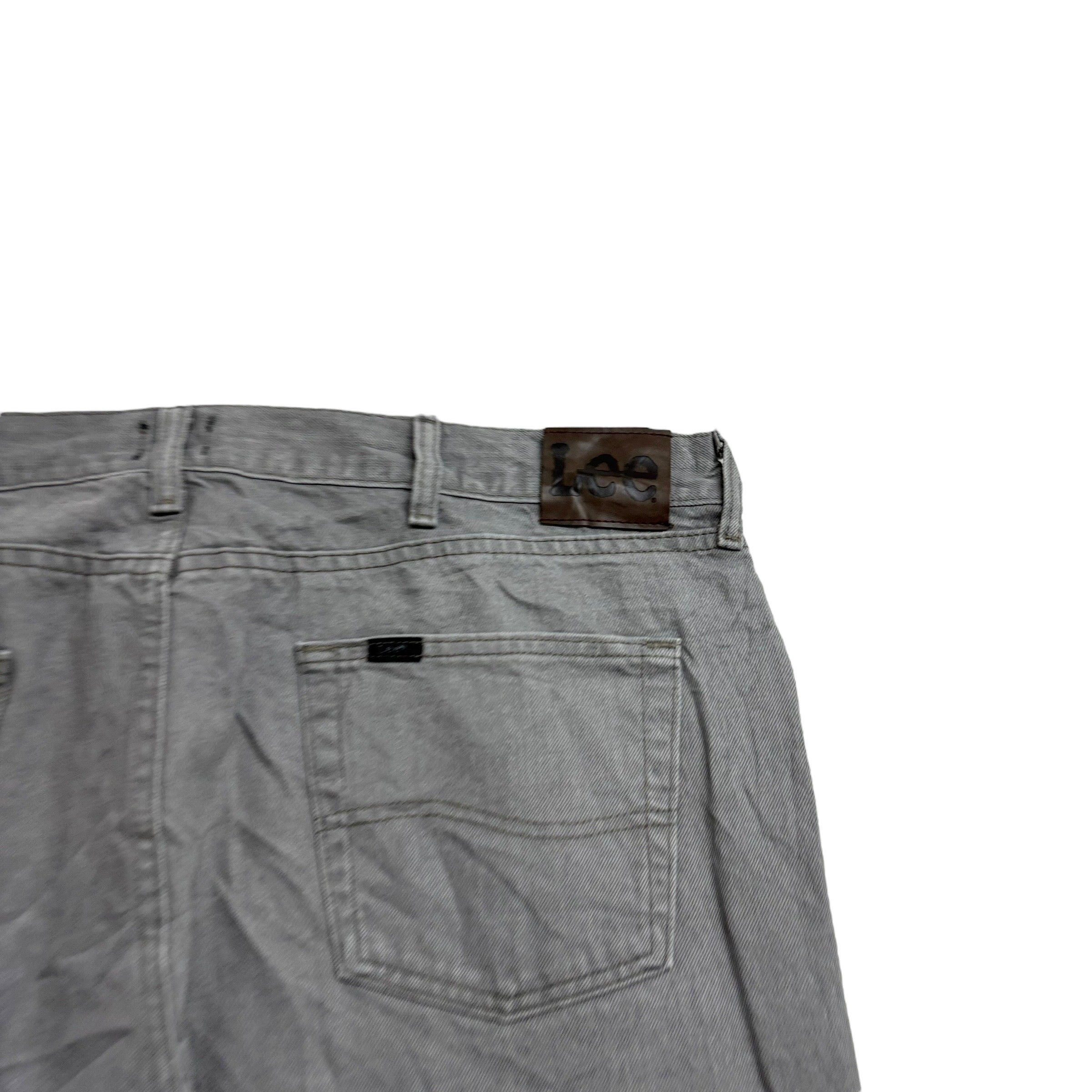 Lee Jeans W42 L30 Mens Grey Regular Straight Fit Denim (E)