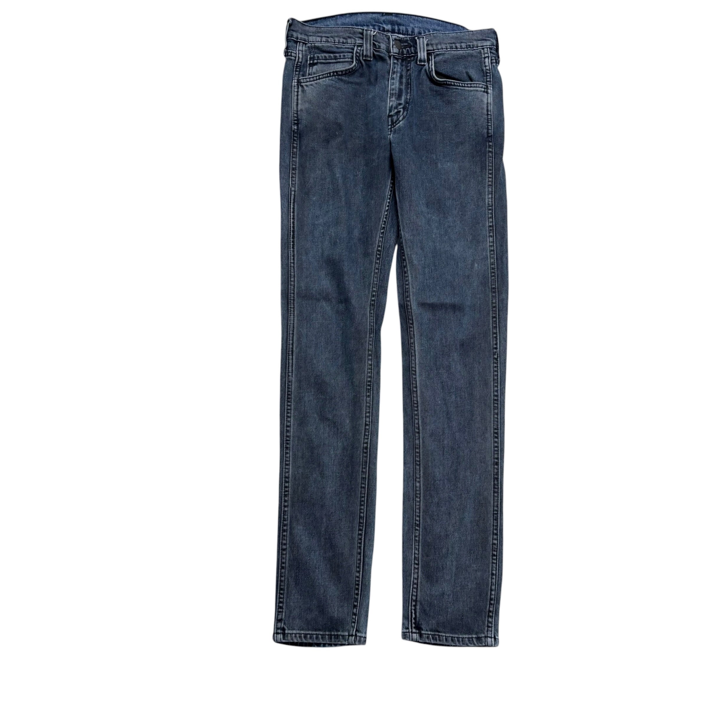 Levis 519 Jeans W30 L32 Mens Navy Blue Super Skinny Fit Stretch Denim