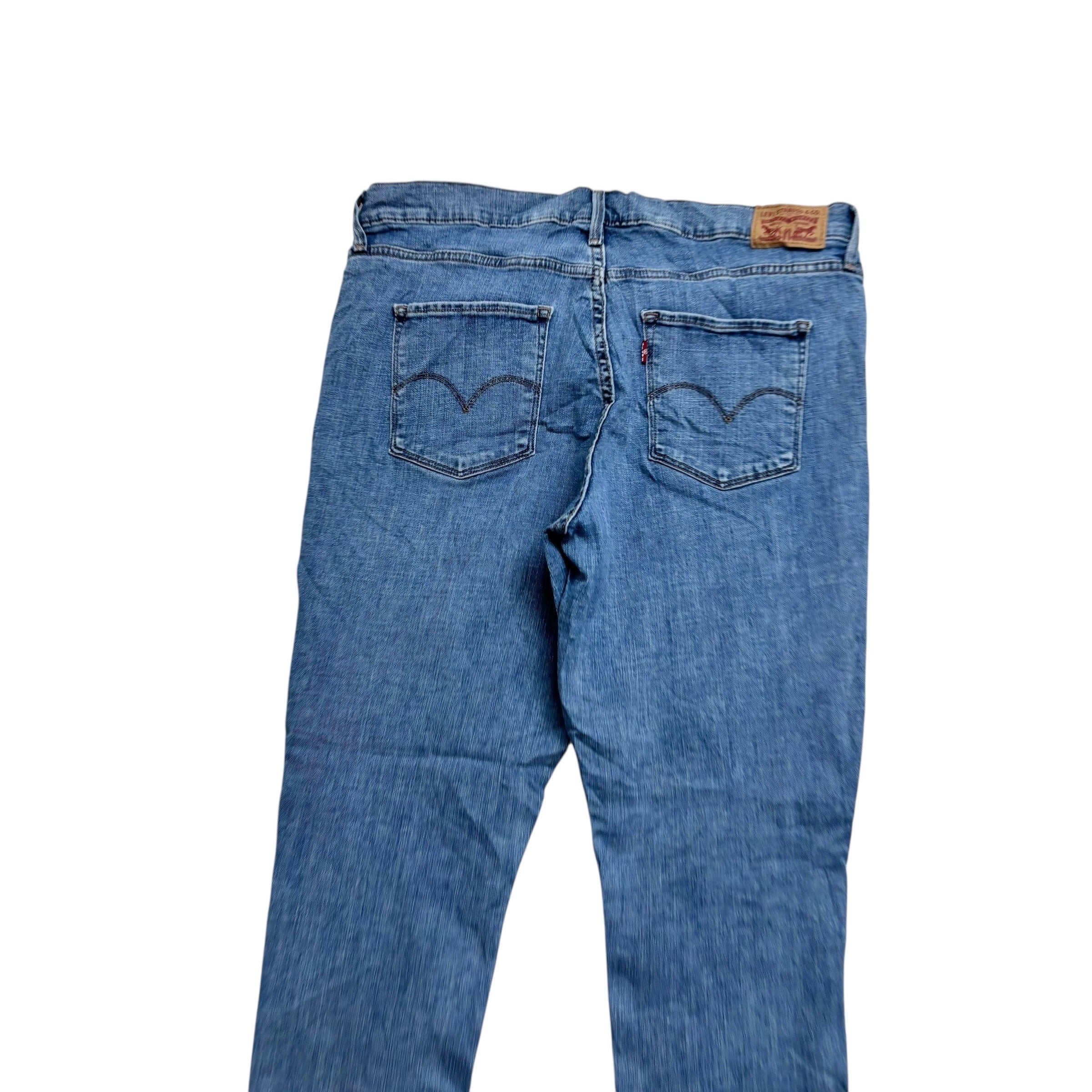 Levis 311 Jeans W33 L27 Womens Shaping Skinny Ankle Light Blue Stretch (E)