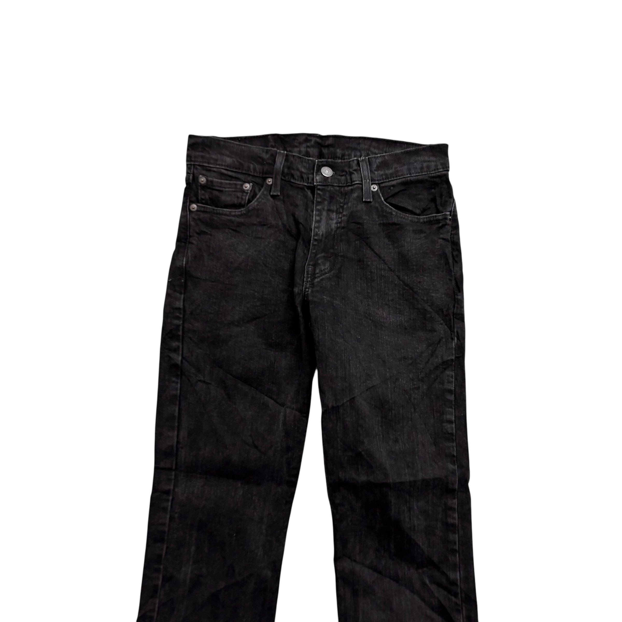 Levis 511 Jeans W29 L30 Mens Black Slim Fit Stretch Denim (E)