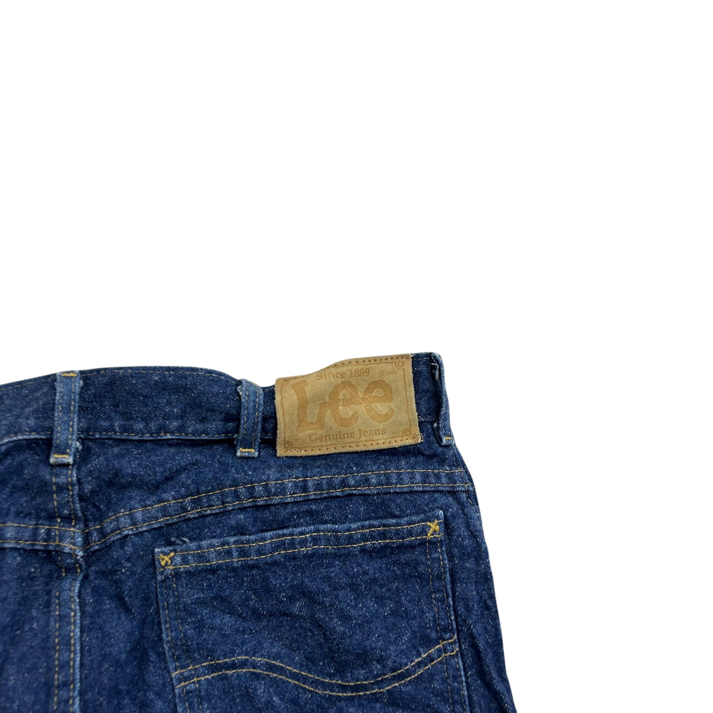 Lee Jeans W34 L30 Mens Dark Blue Regular Straight Fit Made In USA Vintage (E)