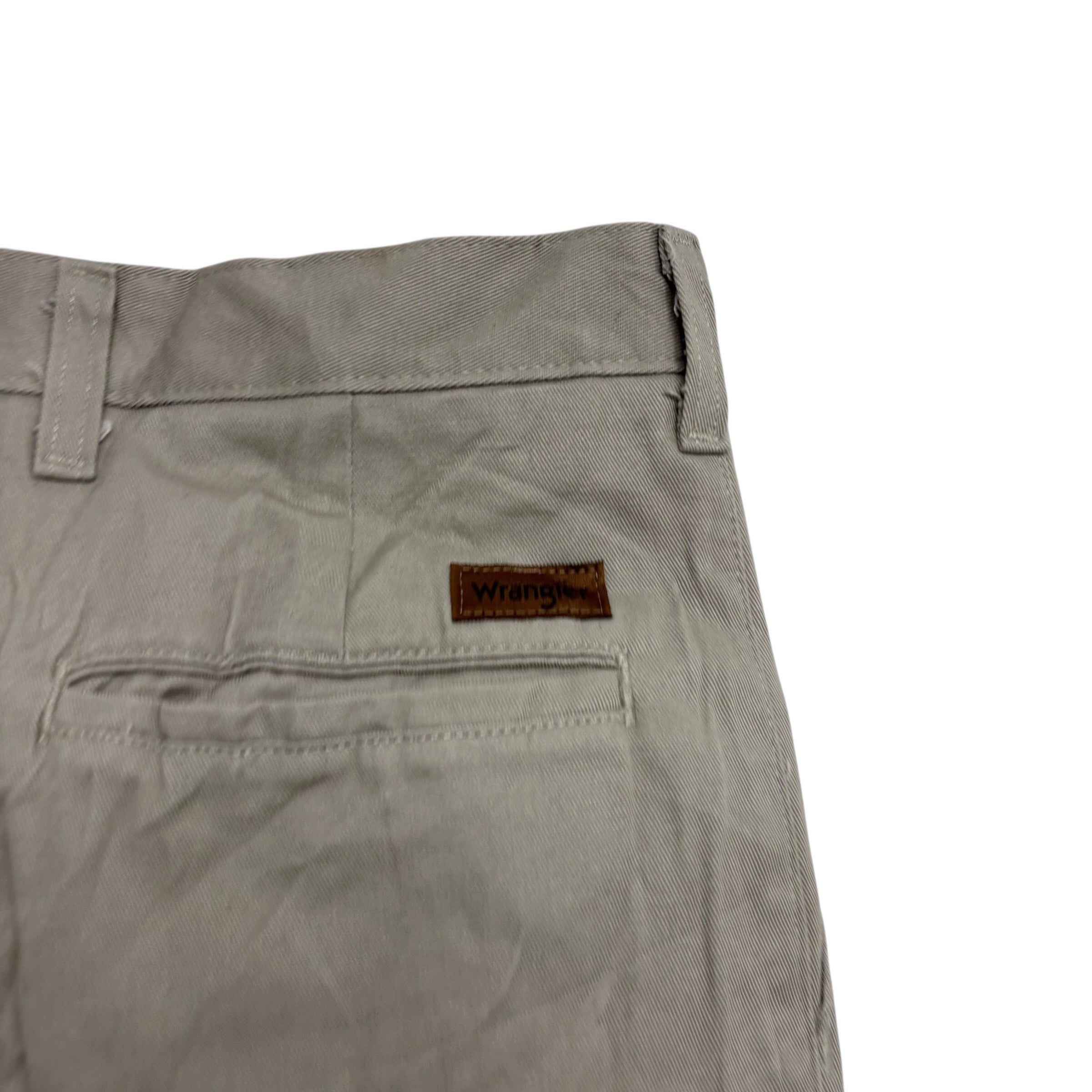 Wrangler Trousers W50 L30 Mens Beige Relaxed Straight Fit Vintage Pants