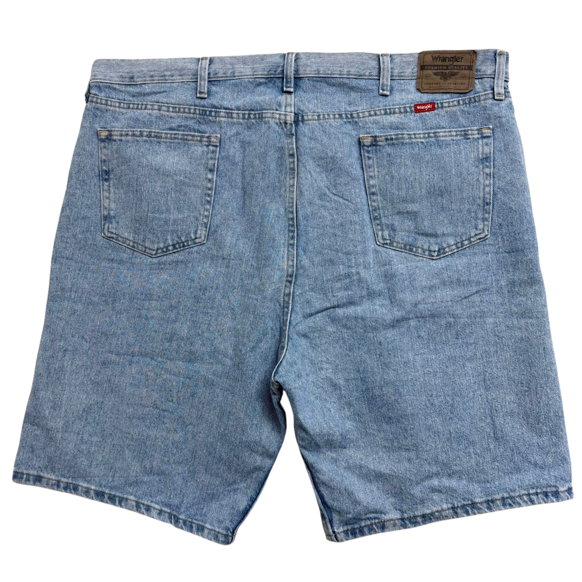 Wrangler Baggy Jorts W44 Mens Denim Shorts Light Blue Relaxed Fit (E)