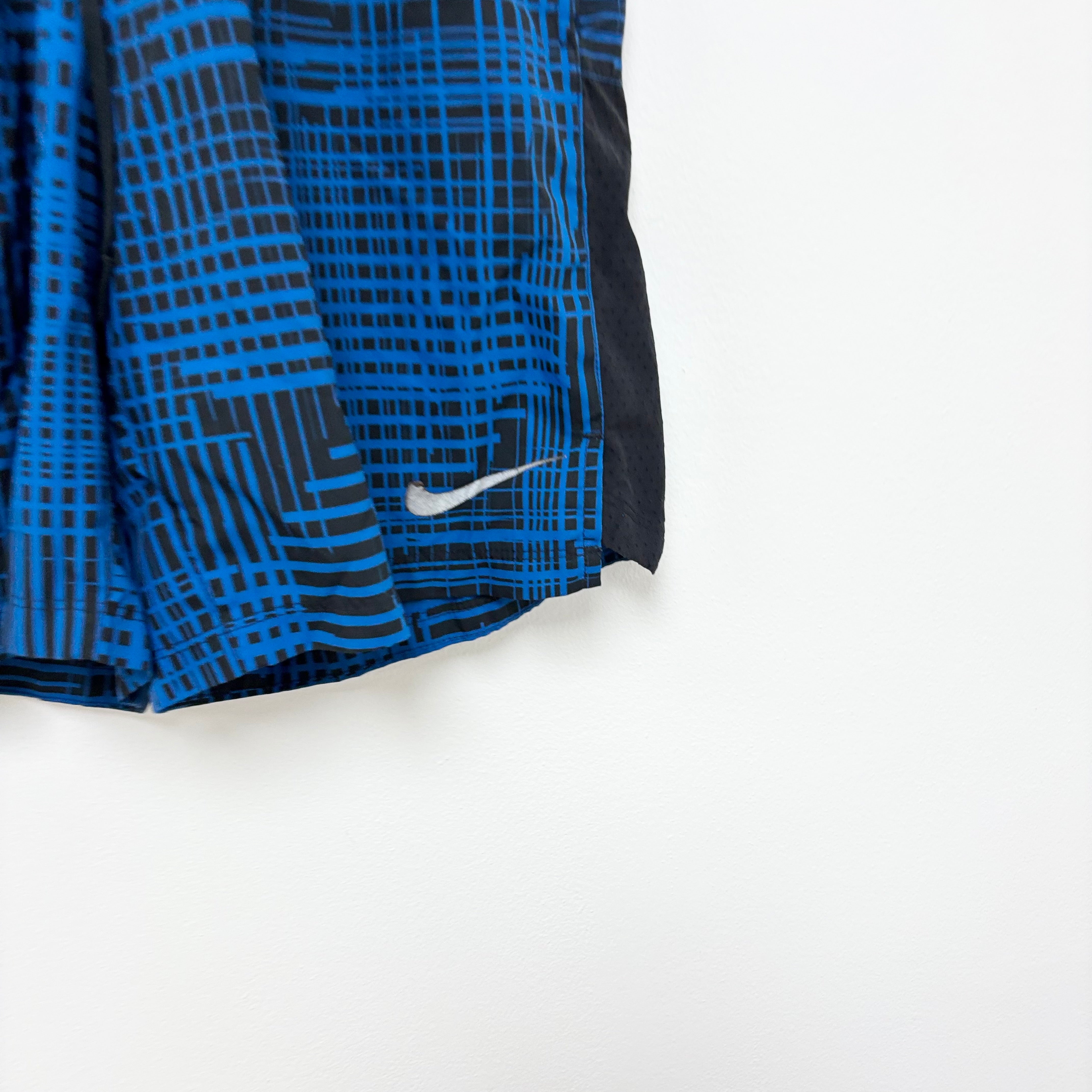 Nike Shorts Mens Small Blue Dri Fit Running Sports Gym Athletic Pockets (E)