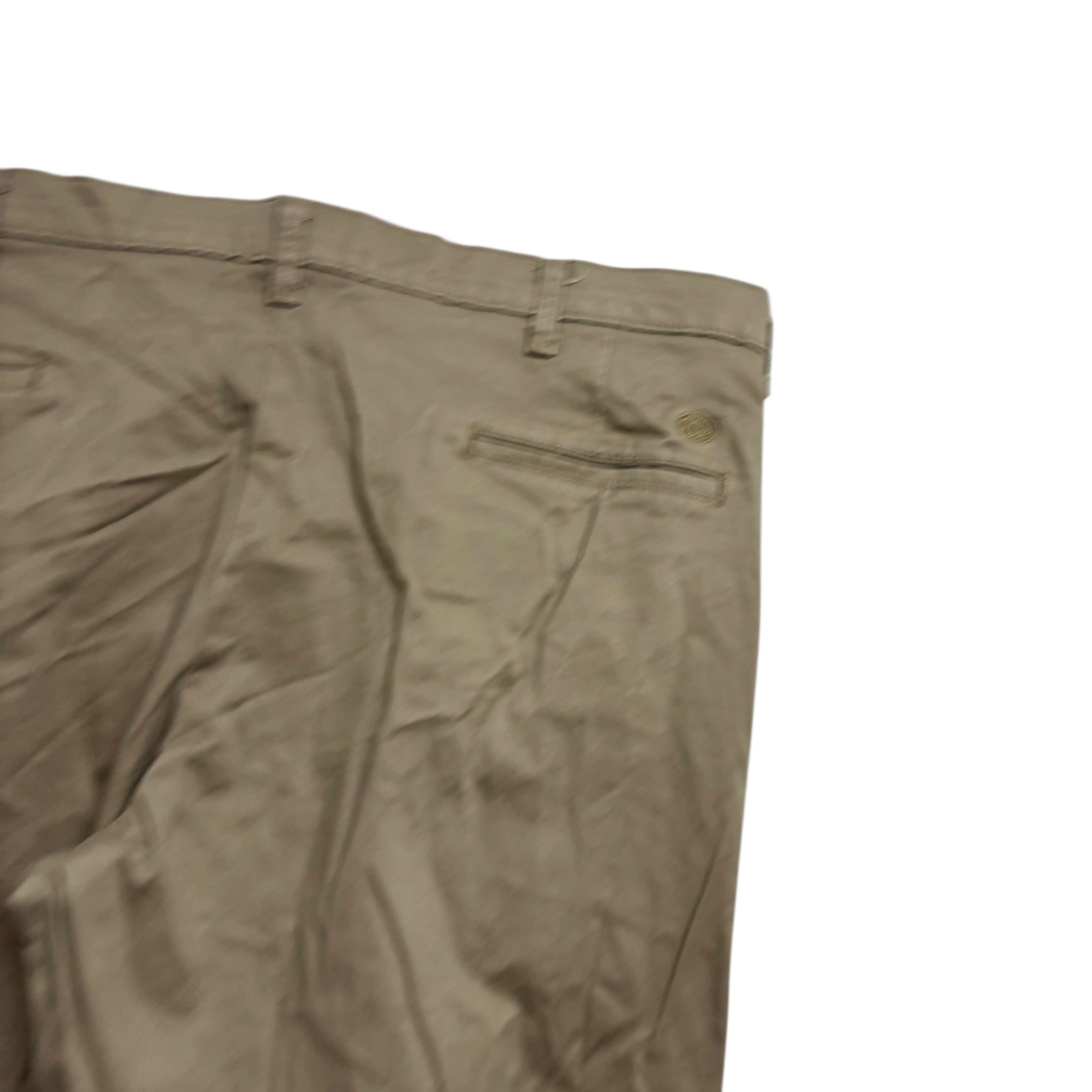 Wrangler Pleated Trousers W40 L31 Mens Beige Relaxed Straight Vintage Pants (E)