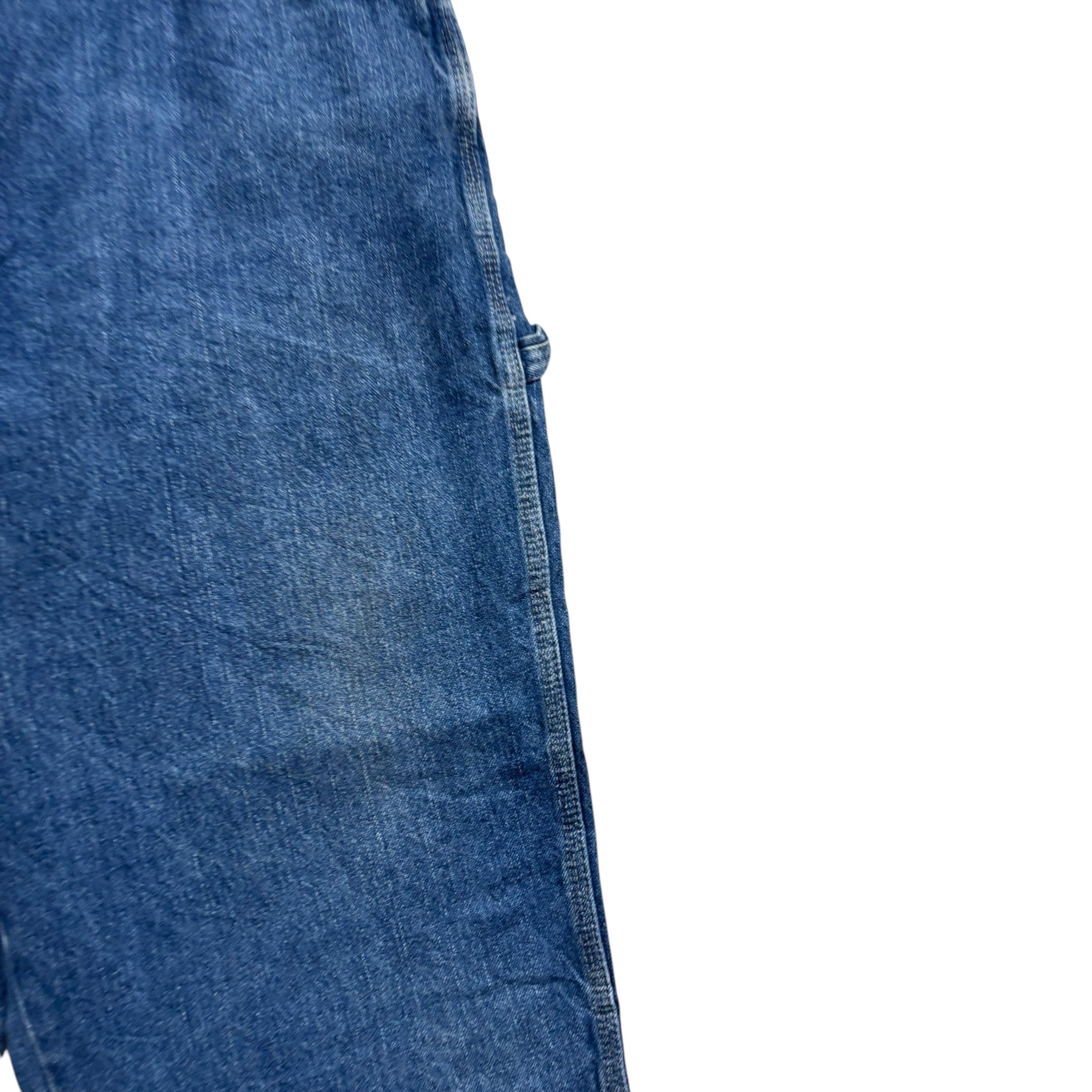 Dickies Carpenter Jeans W42 L32 Mens Mid Blue Relaxed Straight Fit Pants