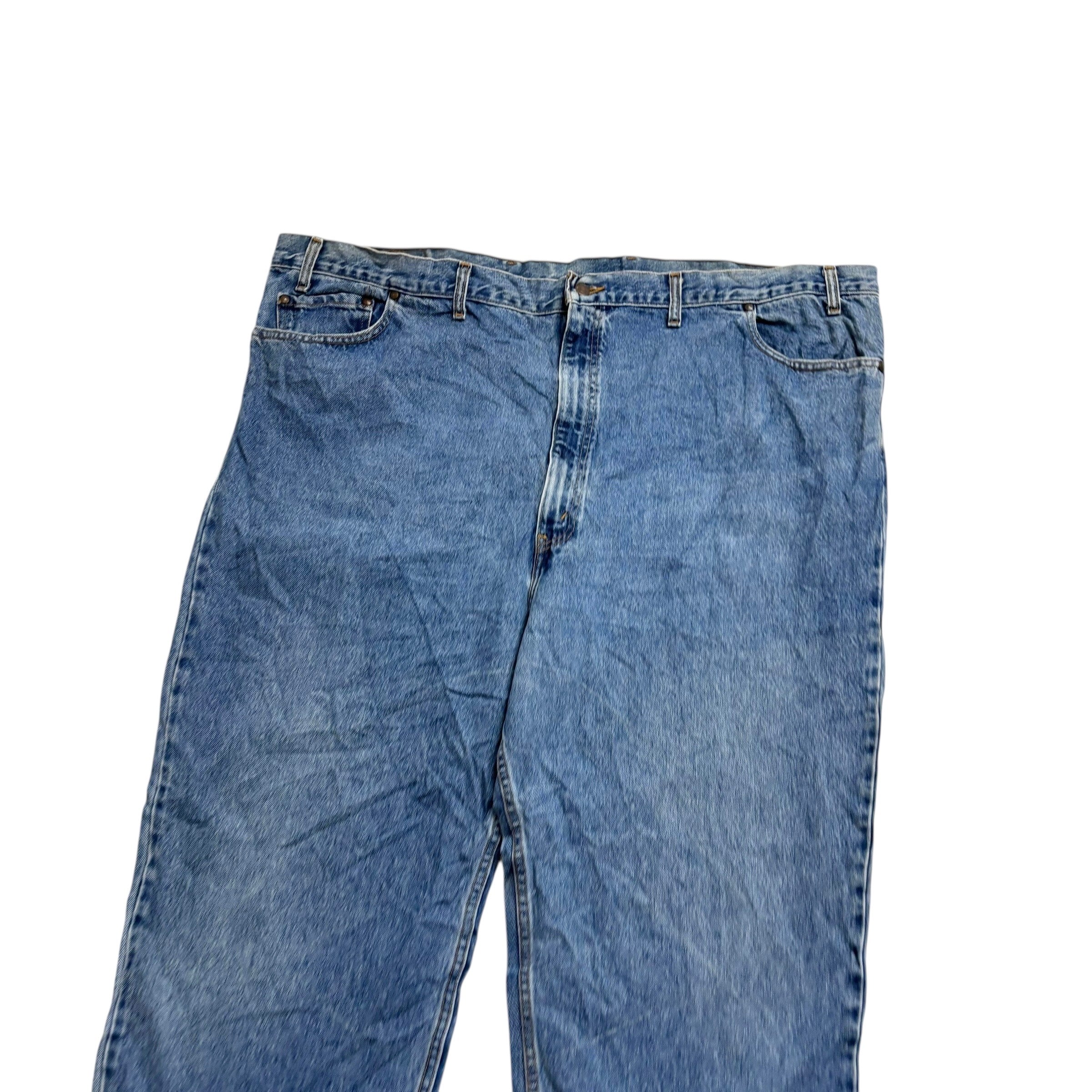 Levis 540 Jeans W52 L32 Mens Light Blue Relaxed Tapered Fit Vintage Denim