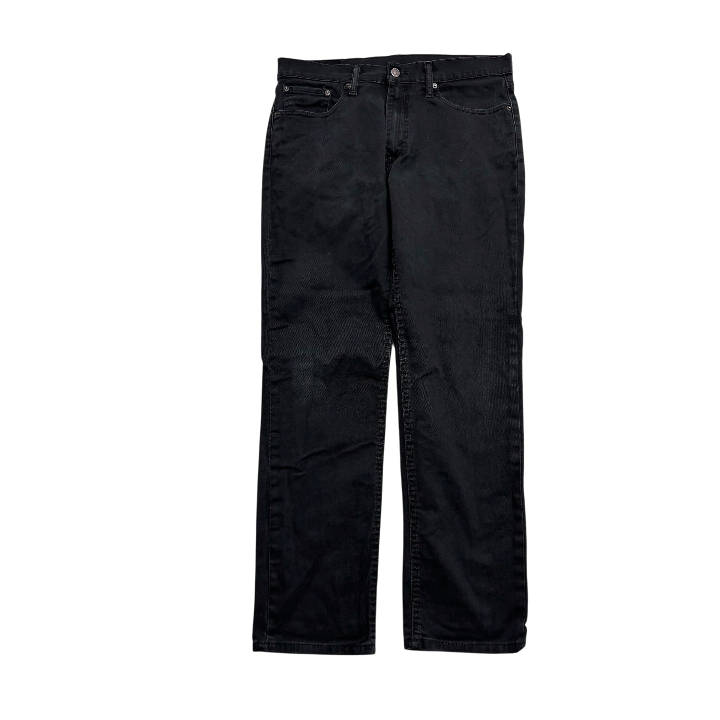 Levis 541 Jeans W32 L32 Mens Black Athletic Tapered Fit Stretch Denim