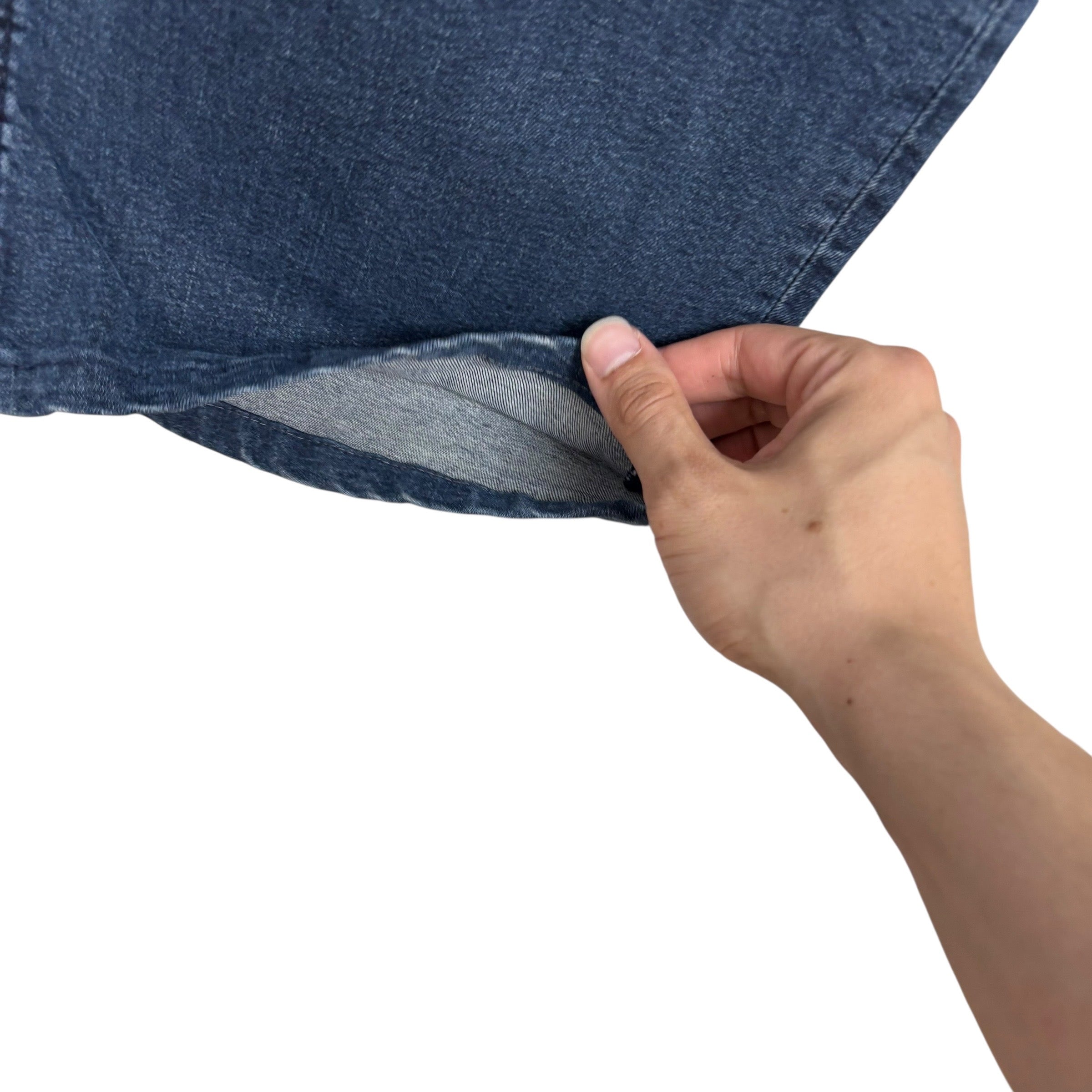 Levis 559 Jeans W42 L29 Mens Navy Blue Relaxed Straight Fit Stretch Denim (E)