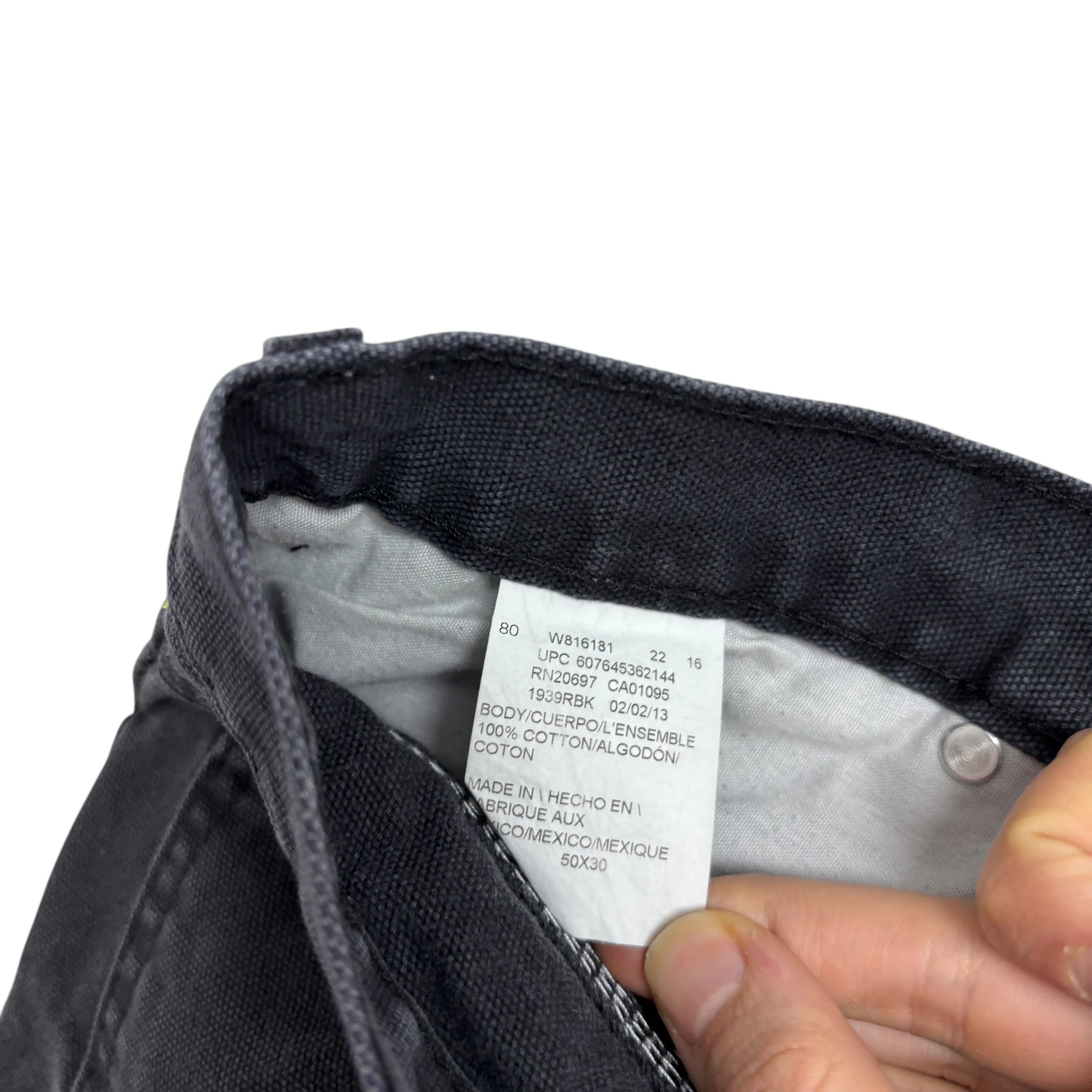 Dickies Carpenter Pants W50 L30 Mens Grey Relaxed Straight Trousers Jeans