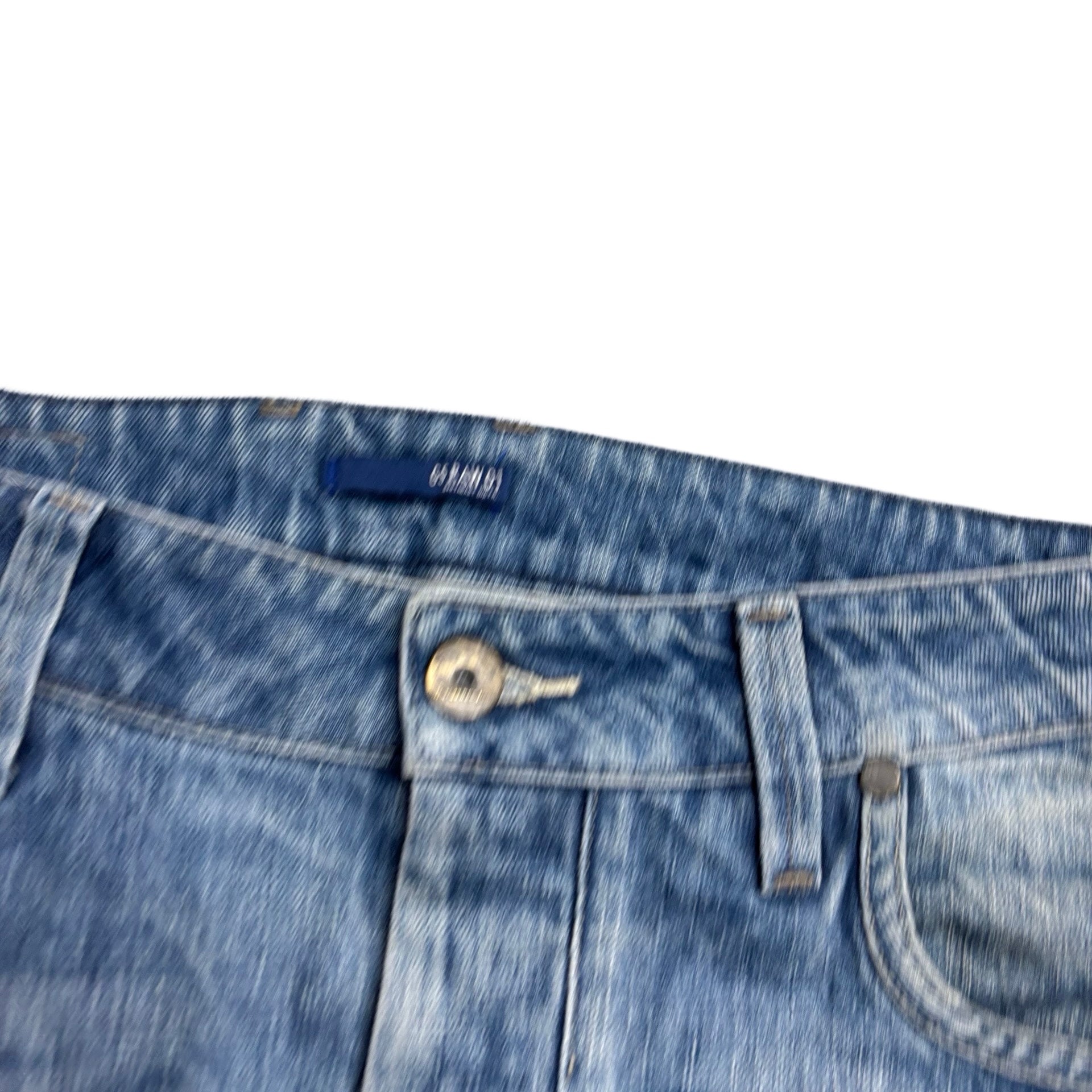 G Star Attacc Jeans W32 L34 Mens Mid Blue Low Straight Fit Denim