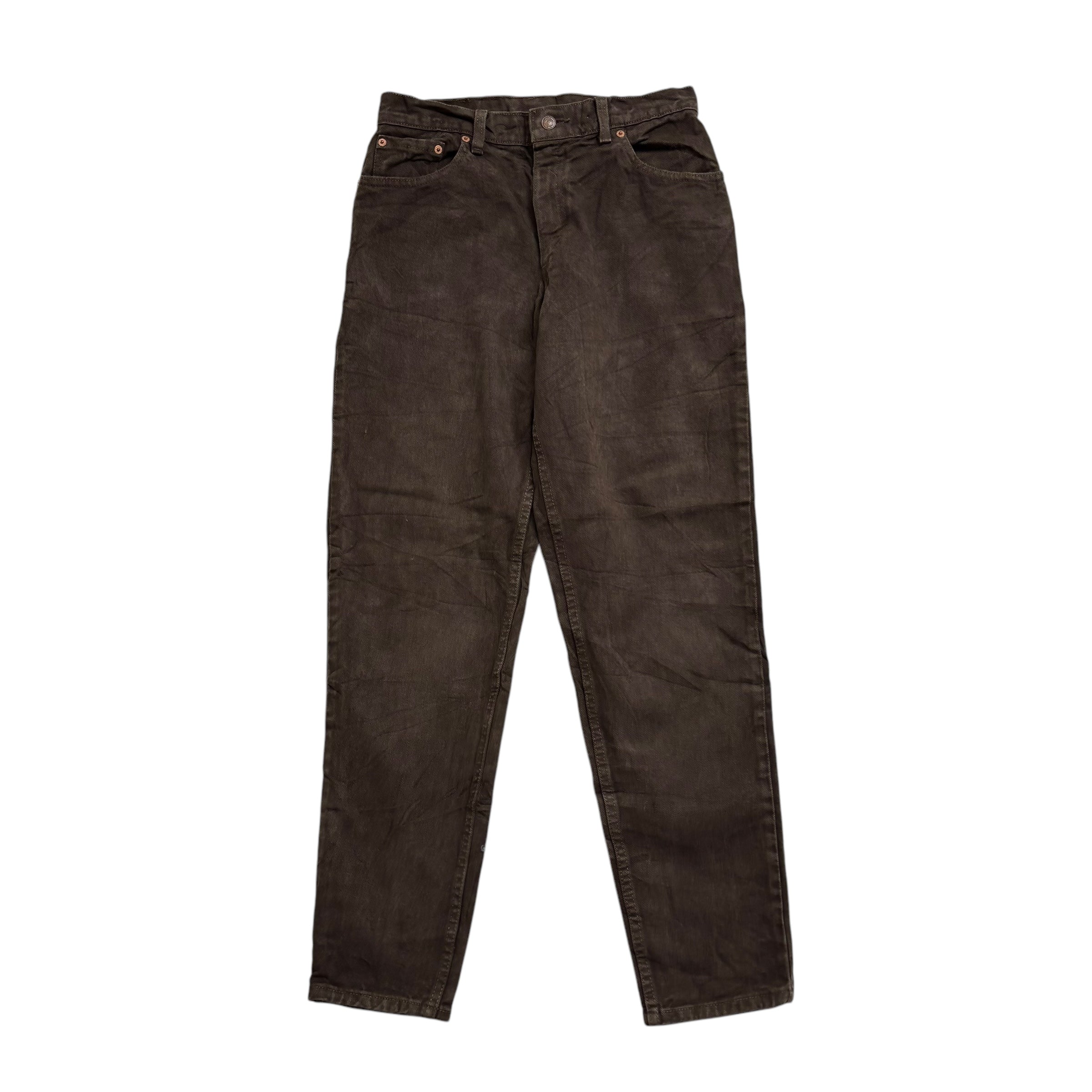 Levis 550 Jeans W30 L32 Womens Brown Relaxed Taper USA Made Vintage (E)