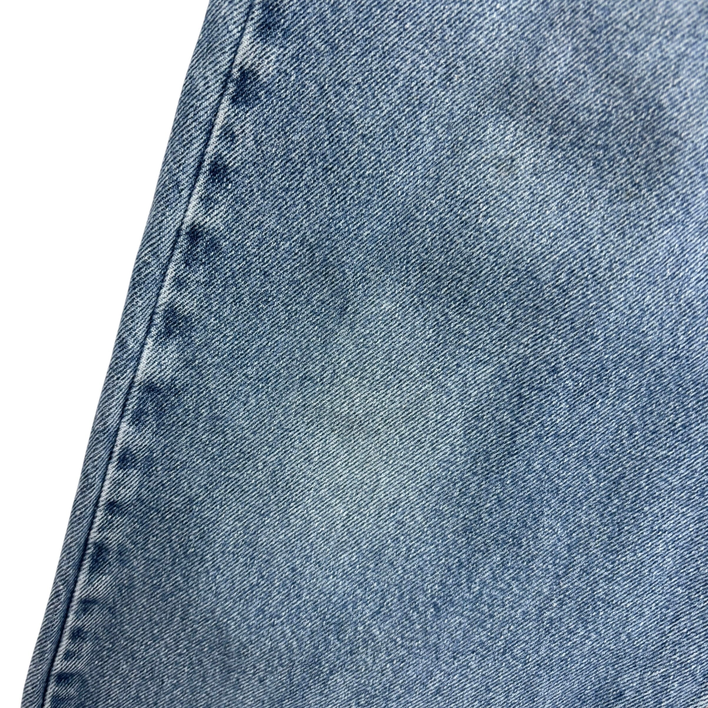 Wrangler Jeans W37 L30 Mens Mid Blue Relaxed Straight Fit Vintage Denim (E)