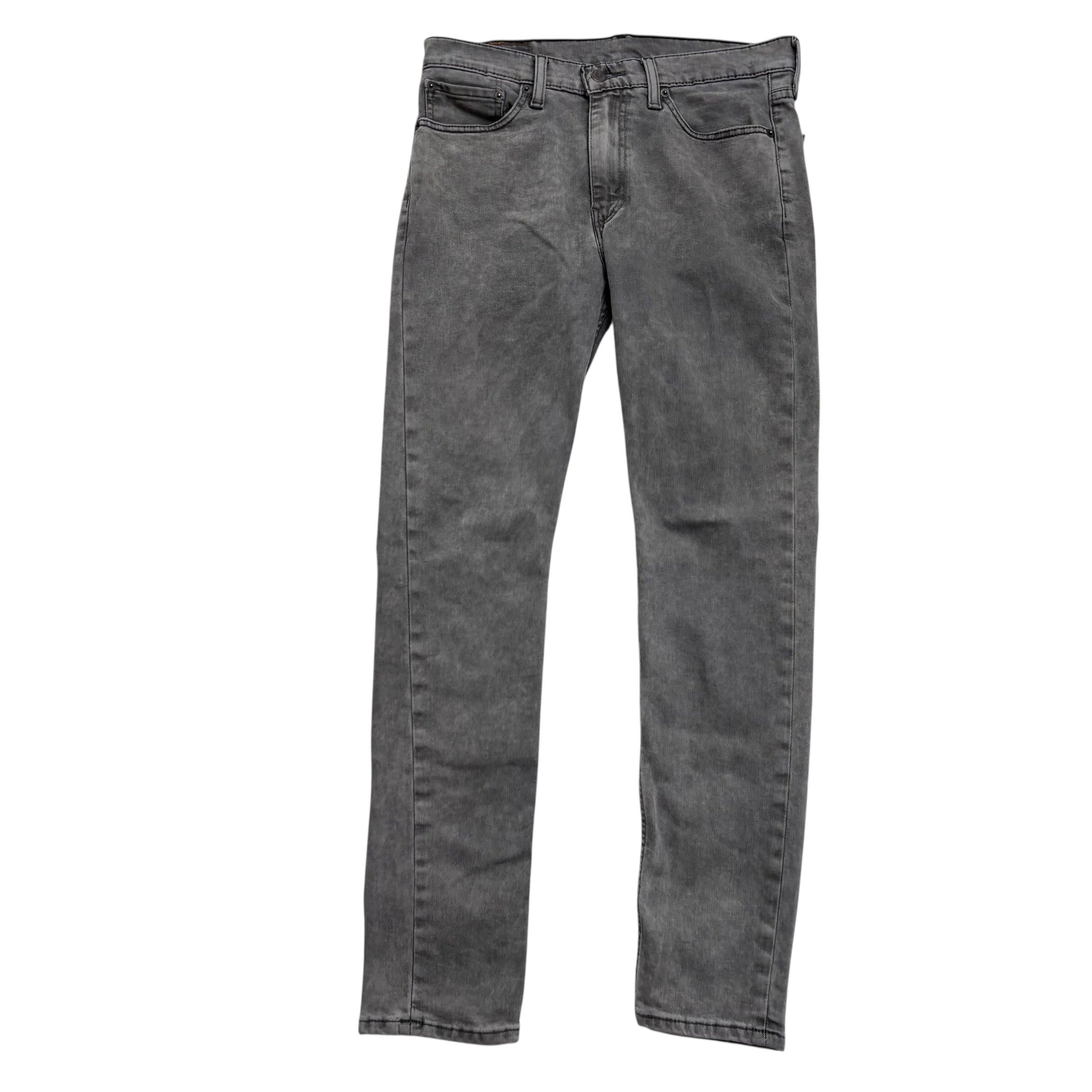 Levis 510 Jeans W32 L31 Mens Grey Skinny Fit Stretch Denim