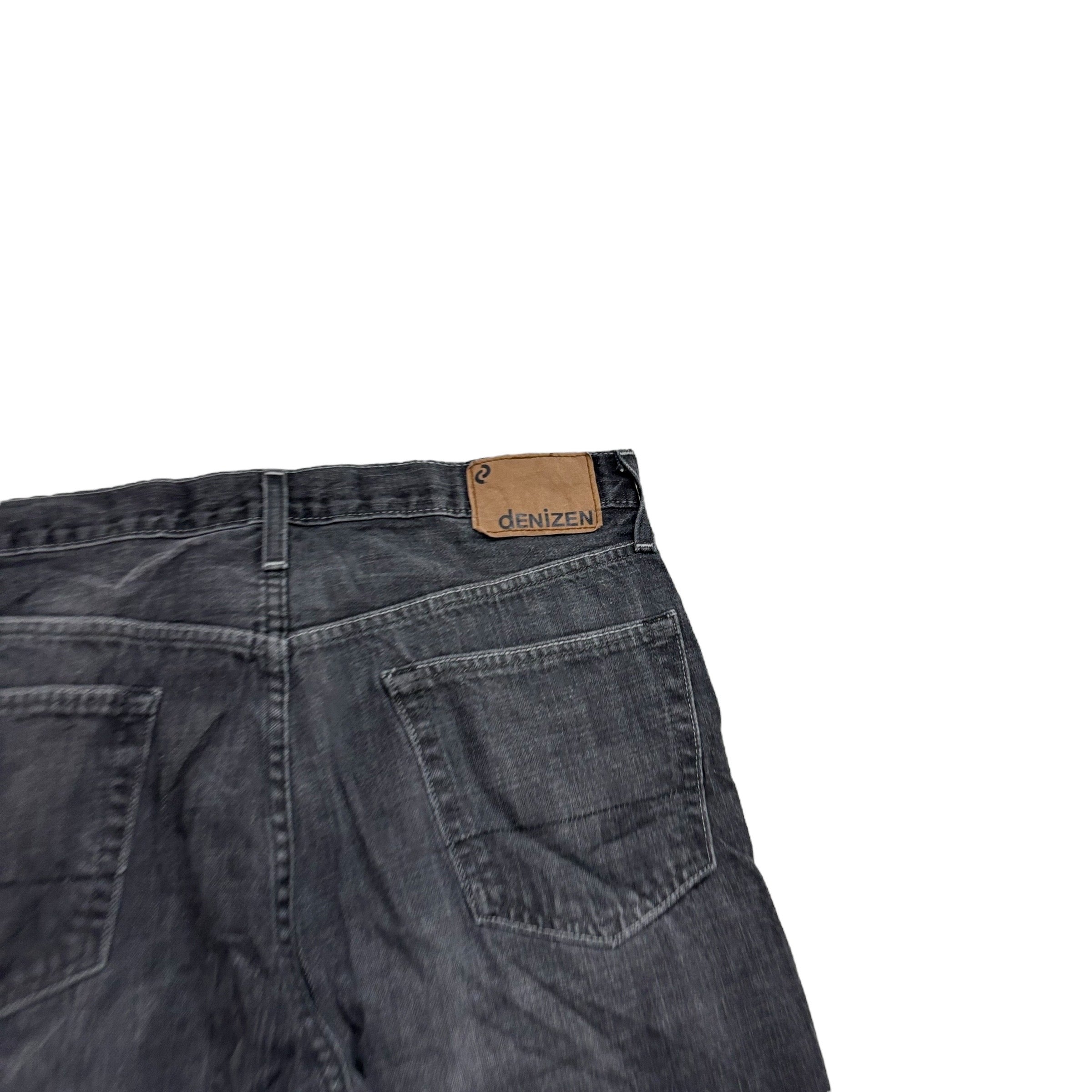 Levis Denizen Jeans W36 L32 Mens Black Regular Straight Fit Vintage