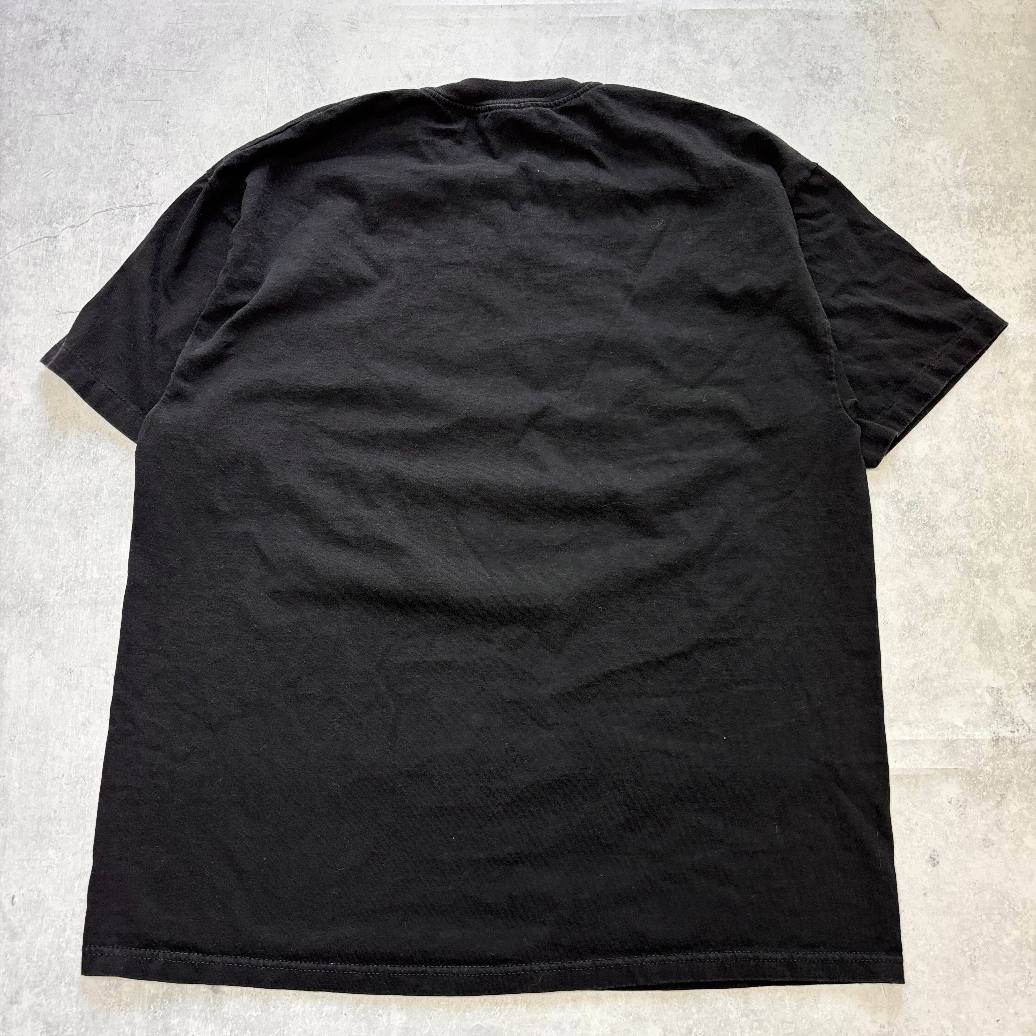 Vintage T Shirt Mens XL Black Single Stitch Graphic Print 90s USA Tourist (E)